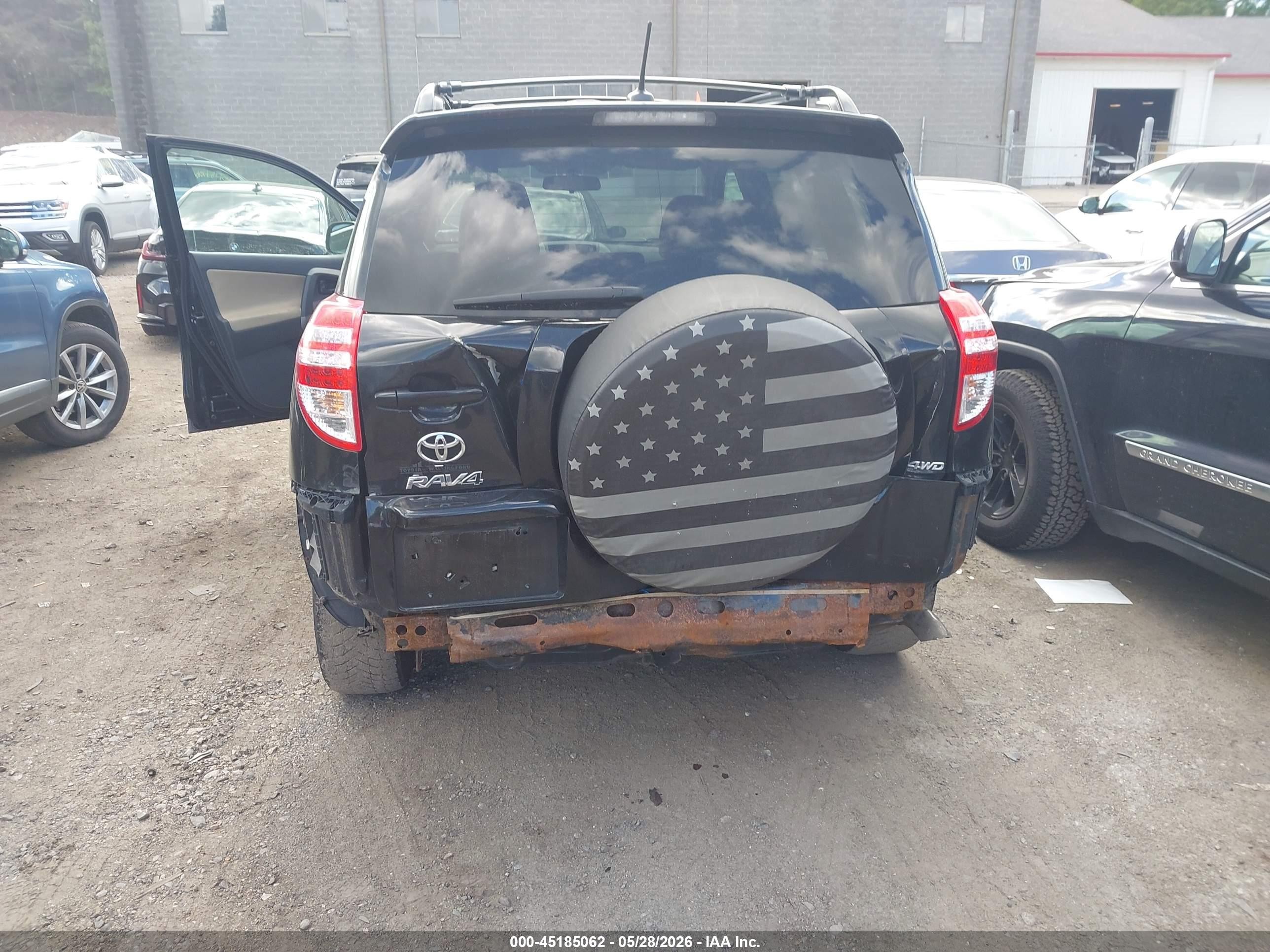 2012 Toyota Rav4   Black vin: 2T3BF4DV1CW256989