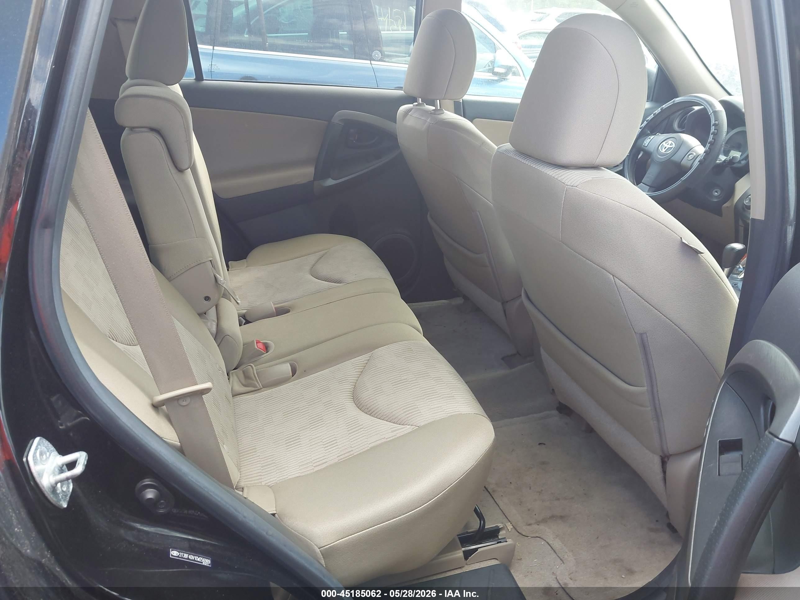 2012 Toyota Rav4   Black vin: 2T3BF4DV1CW256989