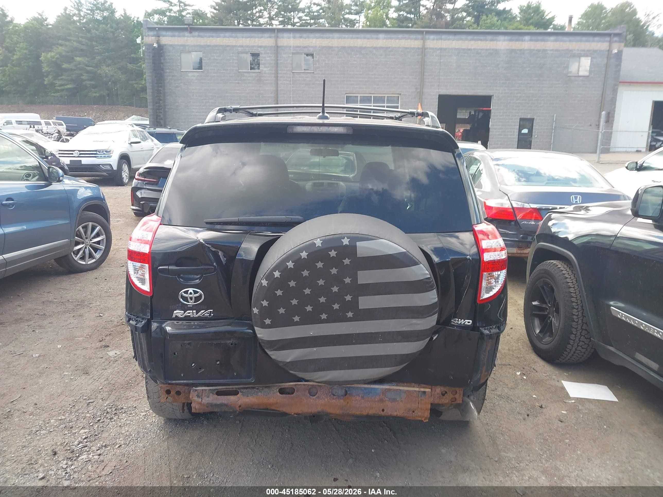 2012 Toyota Rav4   Black vin: 2T3BF4DV1CW256989