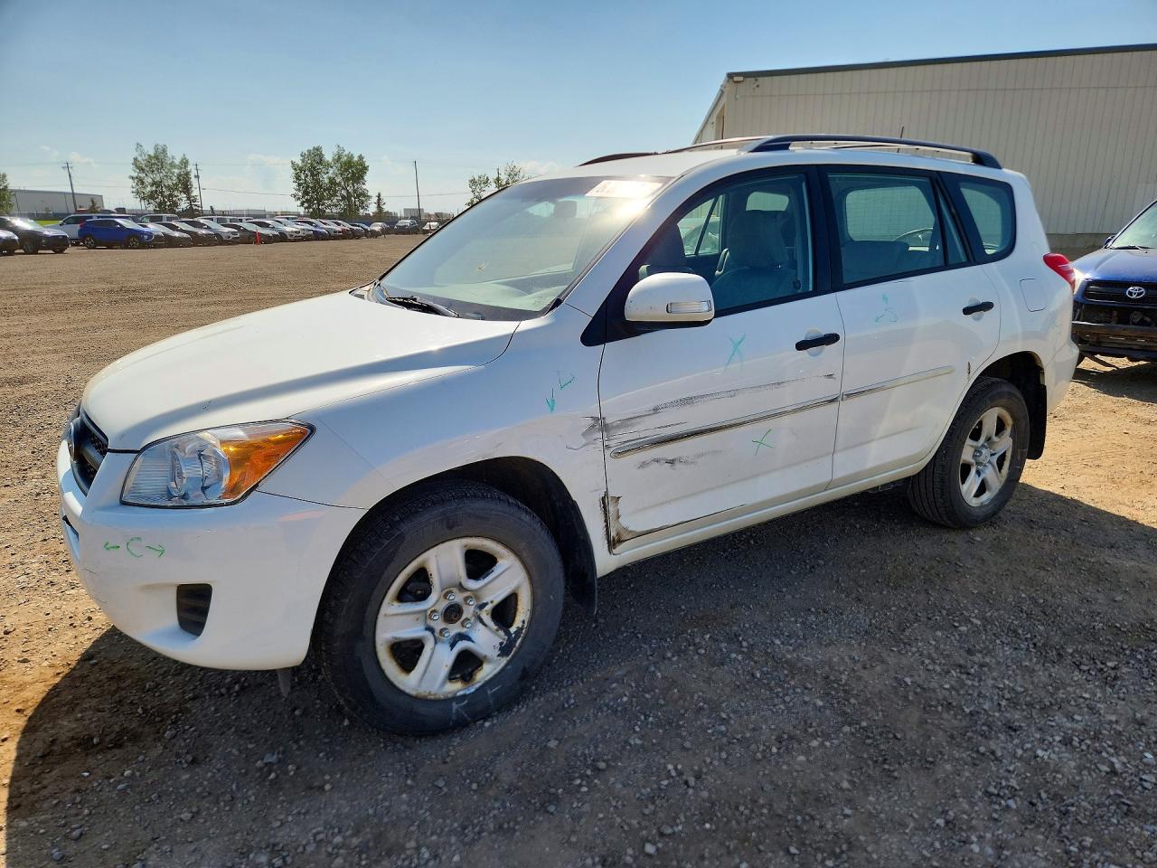 2010 Toyota Rav4 Base White vin: 2T3BF4DV2AW030702