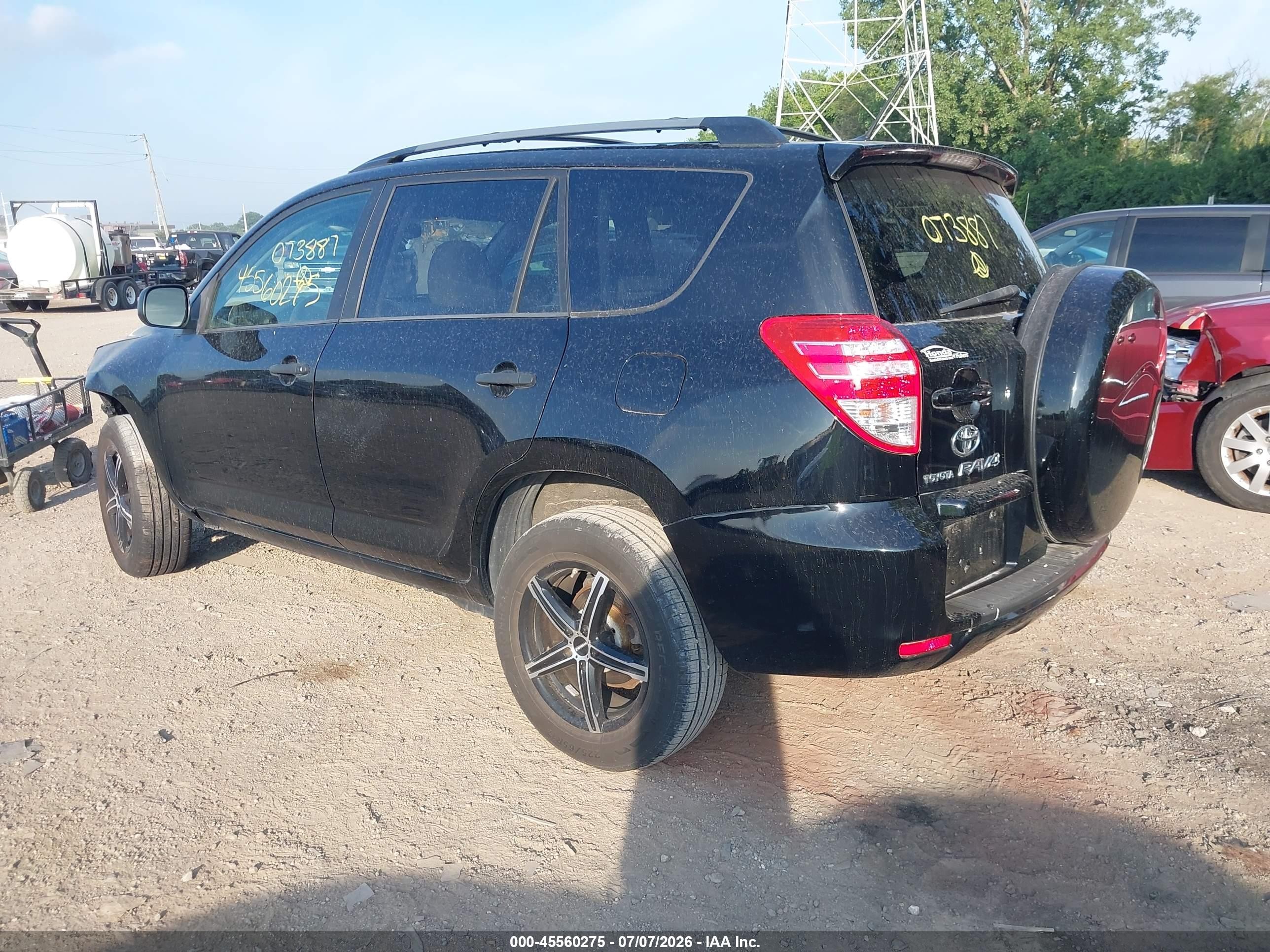 2010 Toyota Rav4   Black vin: 2T3BF4DV2AW073887