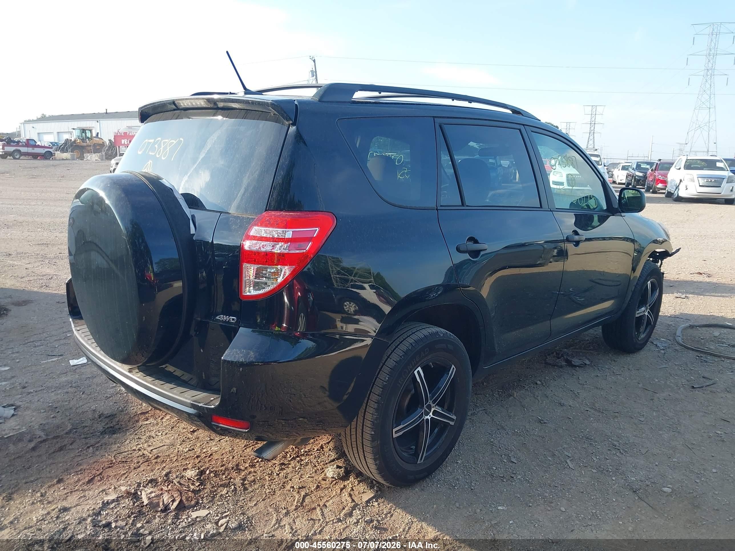 2010 Toyota Rav4   Black vin: 2T3BF4DV2AW073887