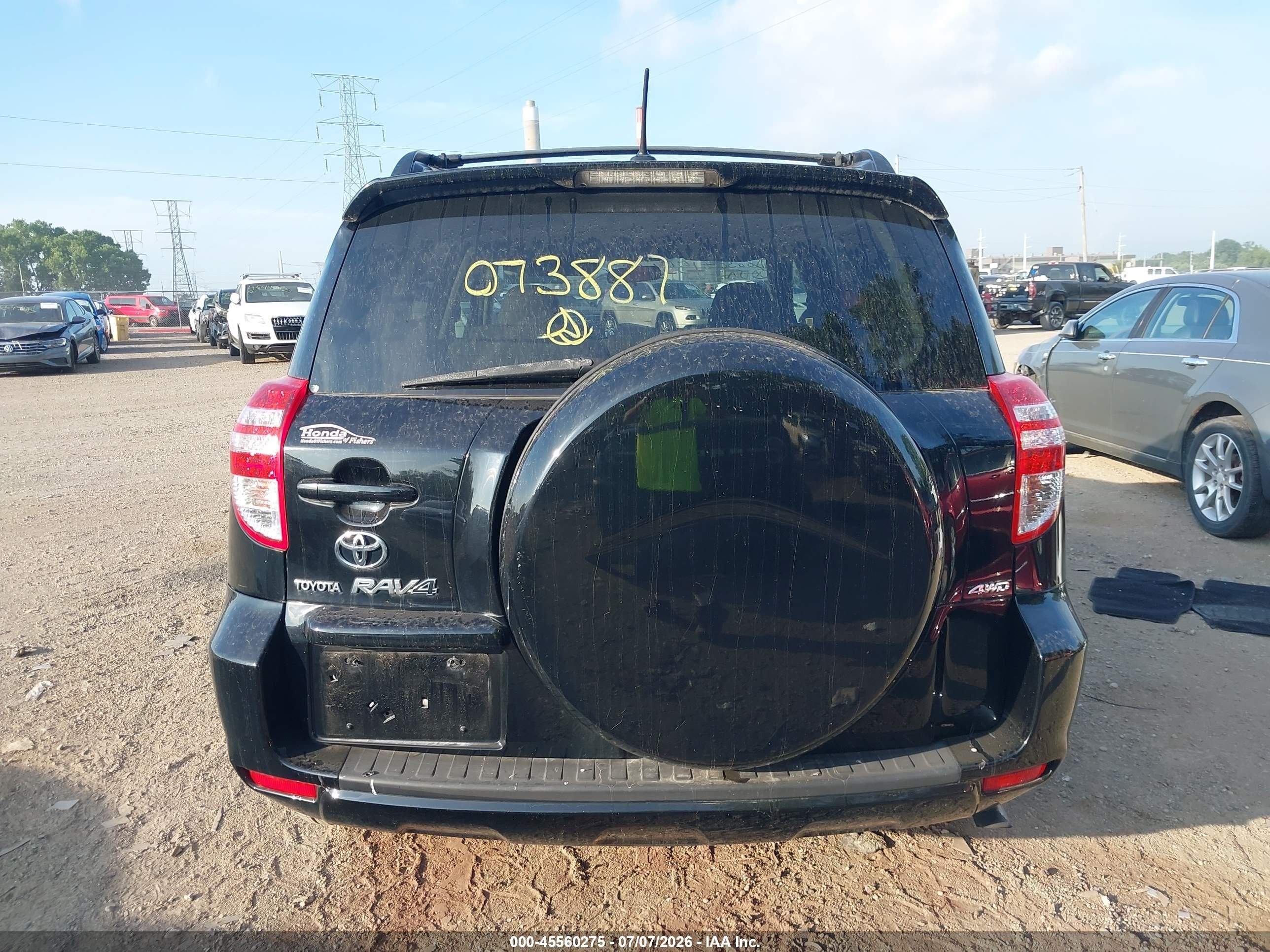 2010 Toyota Rav4   Black vin: 2T3BF4DV2AW073887