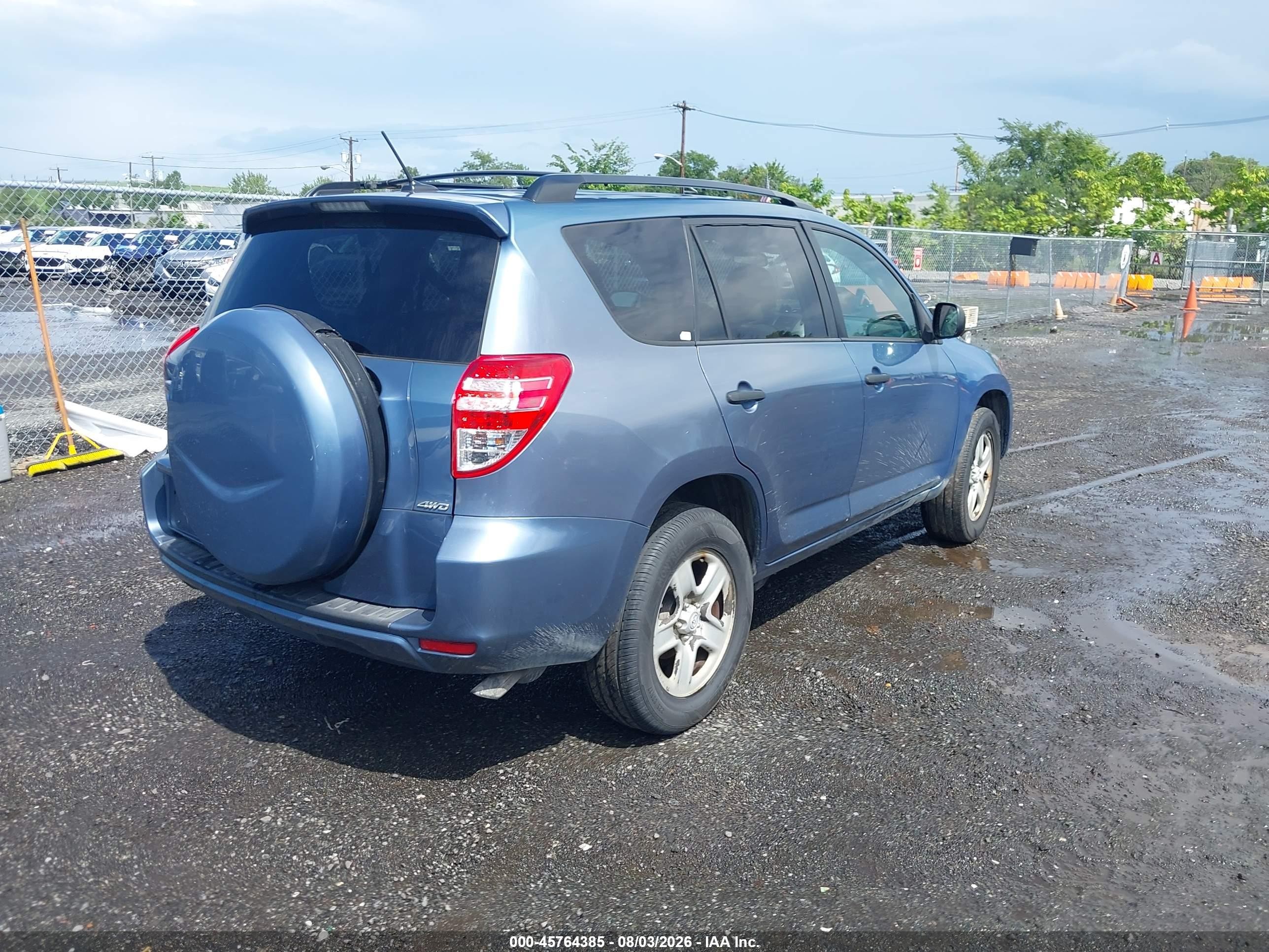 2011 Toyota Rav4   Light Blue vin: 2T3BF4DV2BW111393