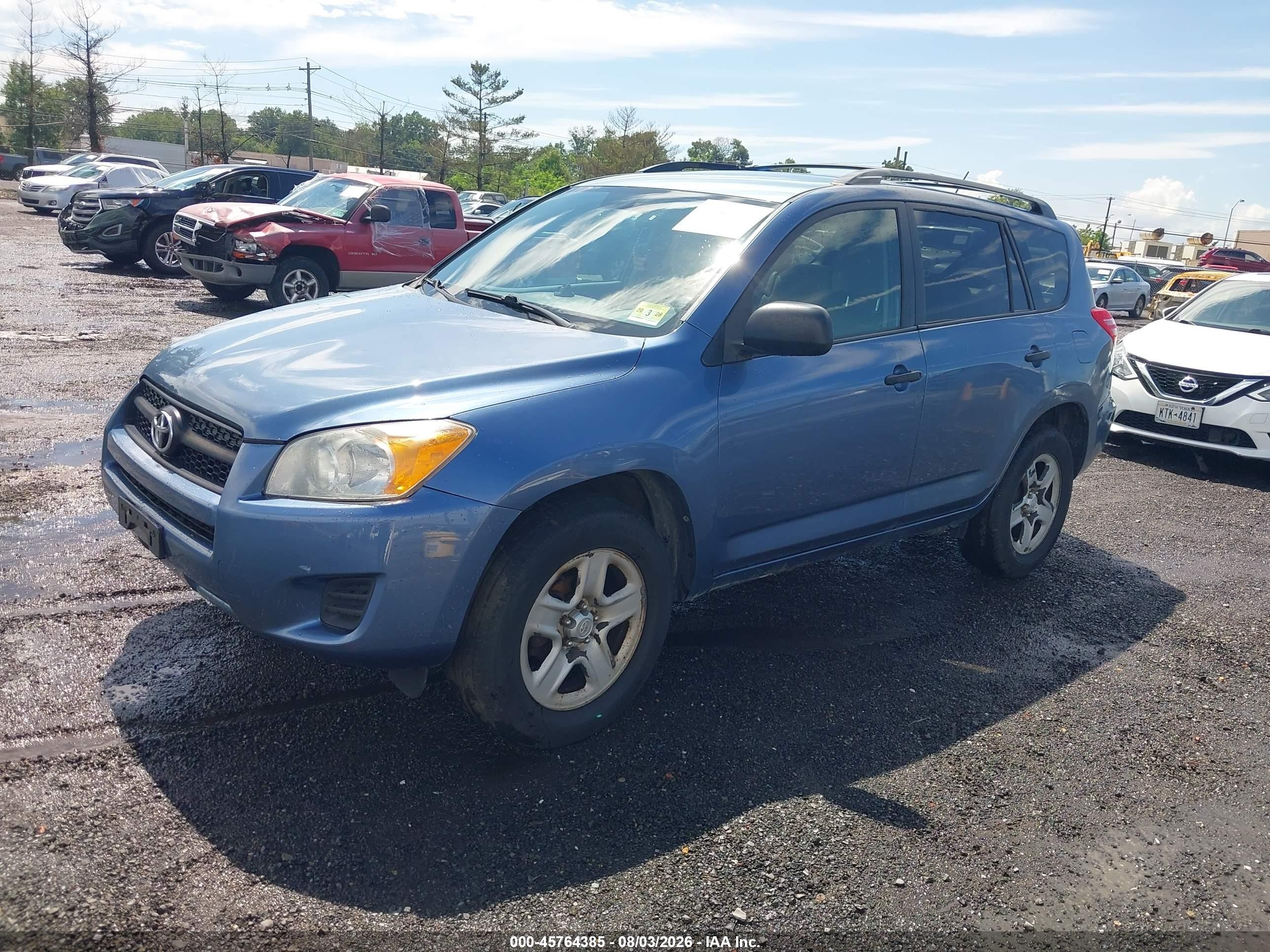 2011 Toyota Rav4   Light Blue vin: 2T3BF4DV2BW111393