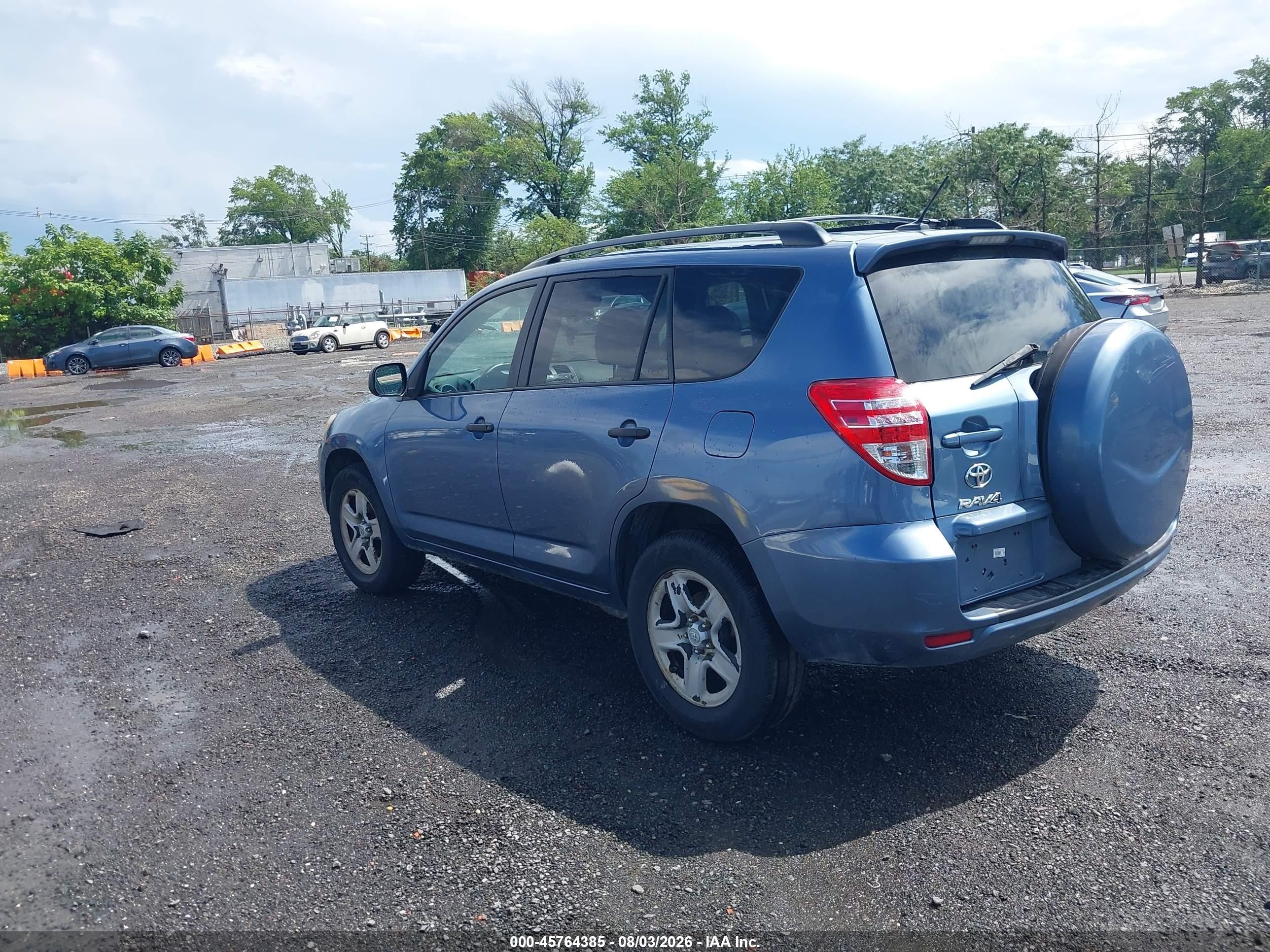 2011 Toyota Rav4   Light Blue vin: 2T3BF4DV2BW111393