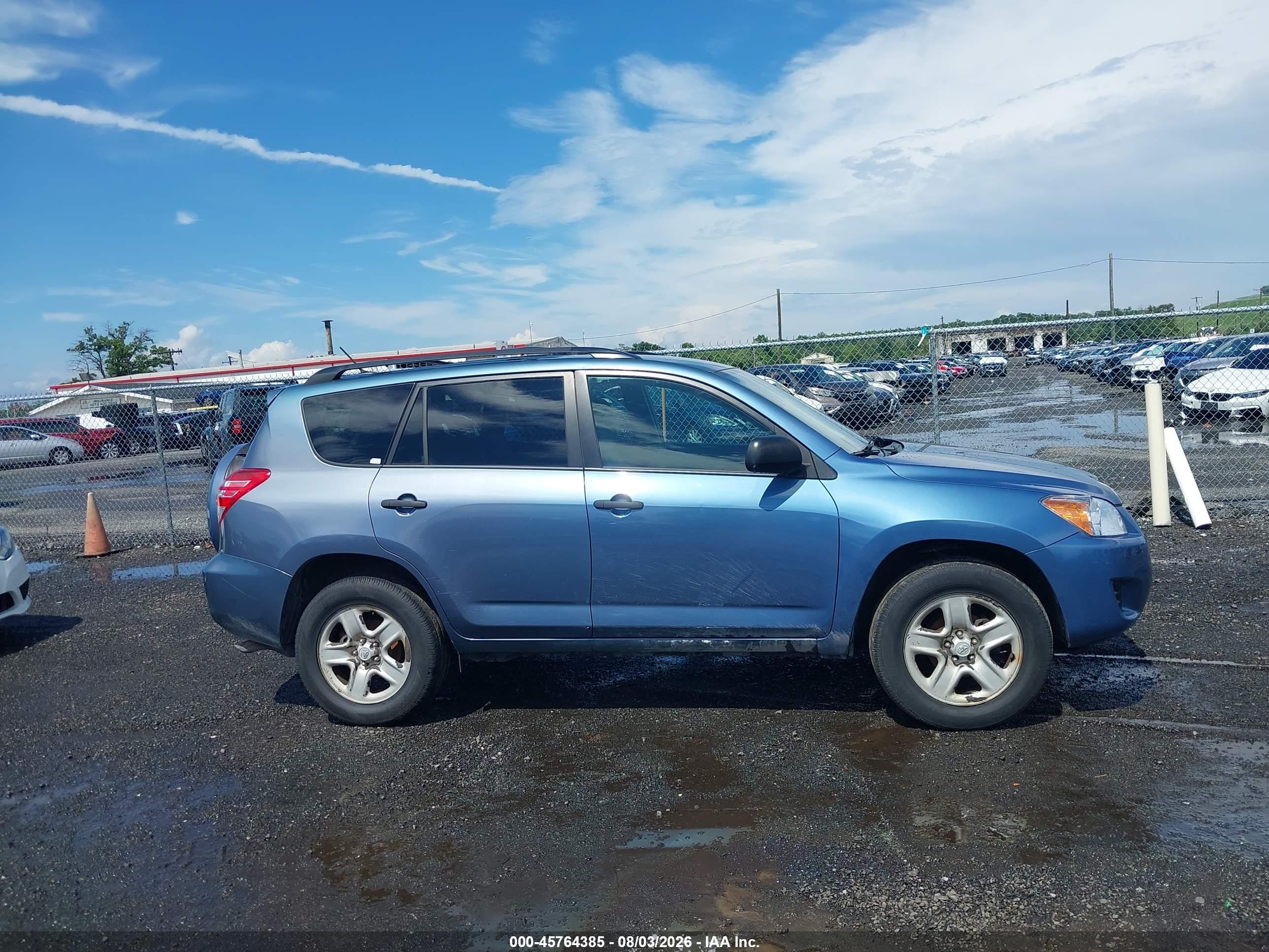 2011 Toyota Rav4   Light Blue vin: 2T3BF4DV2BW111393