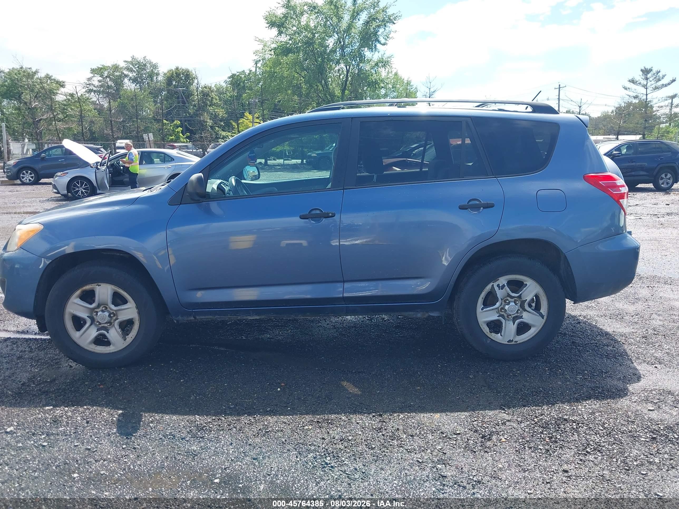 2011 Toyota Rav4   Light Blue vin: 2T3BF4DV2BW111393