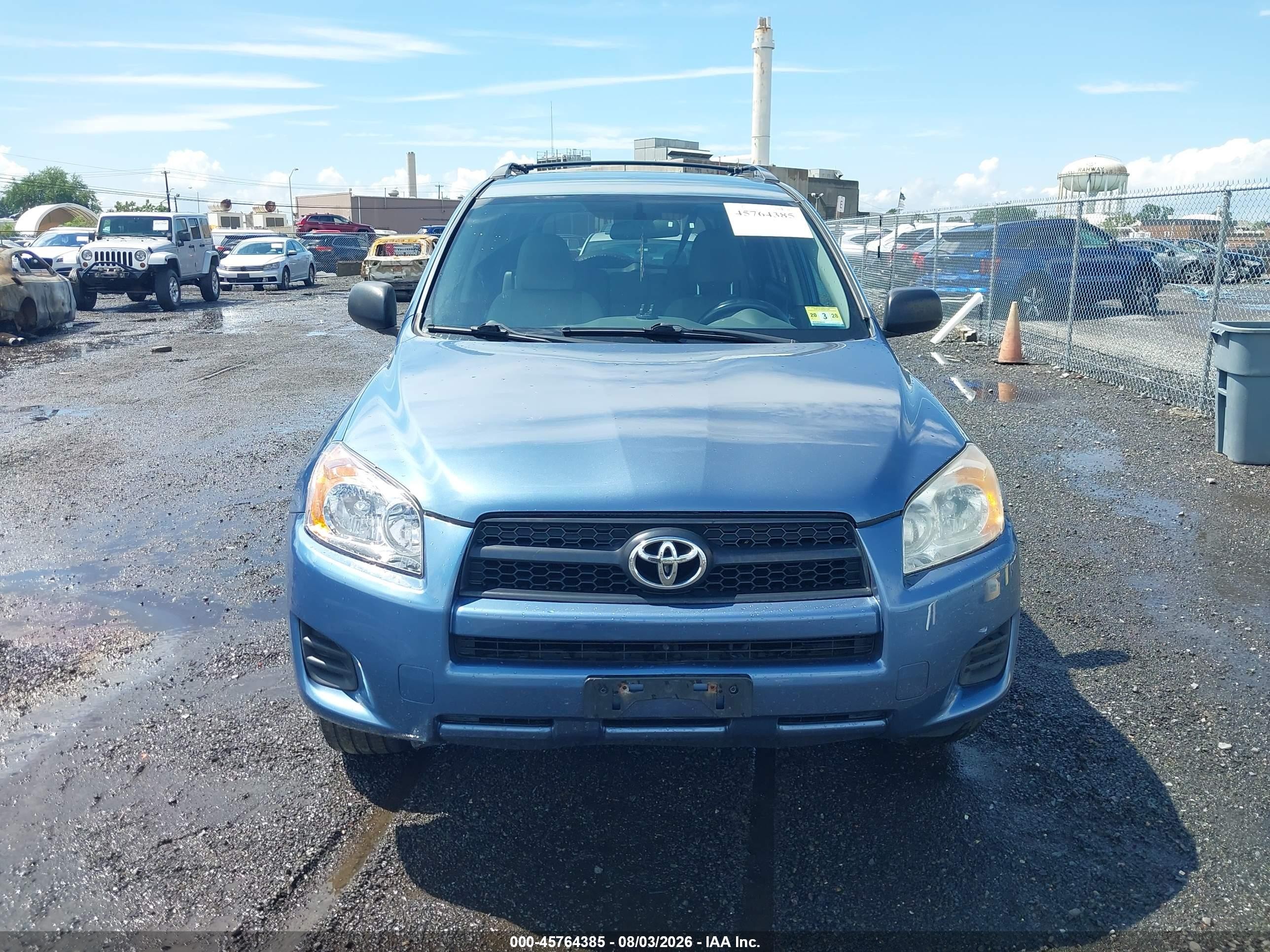 2011 Toyota Rav4   Light Blue vin: 2T3BF4DV2BW111393
