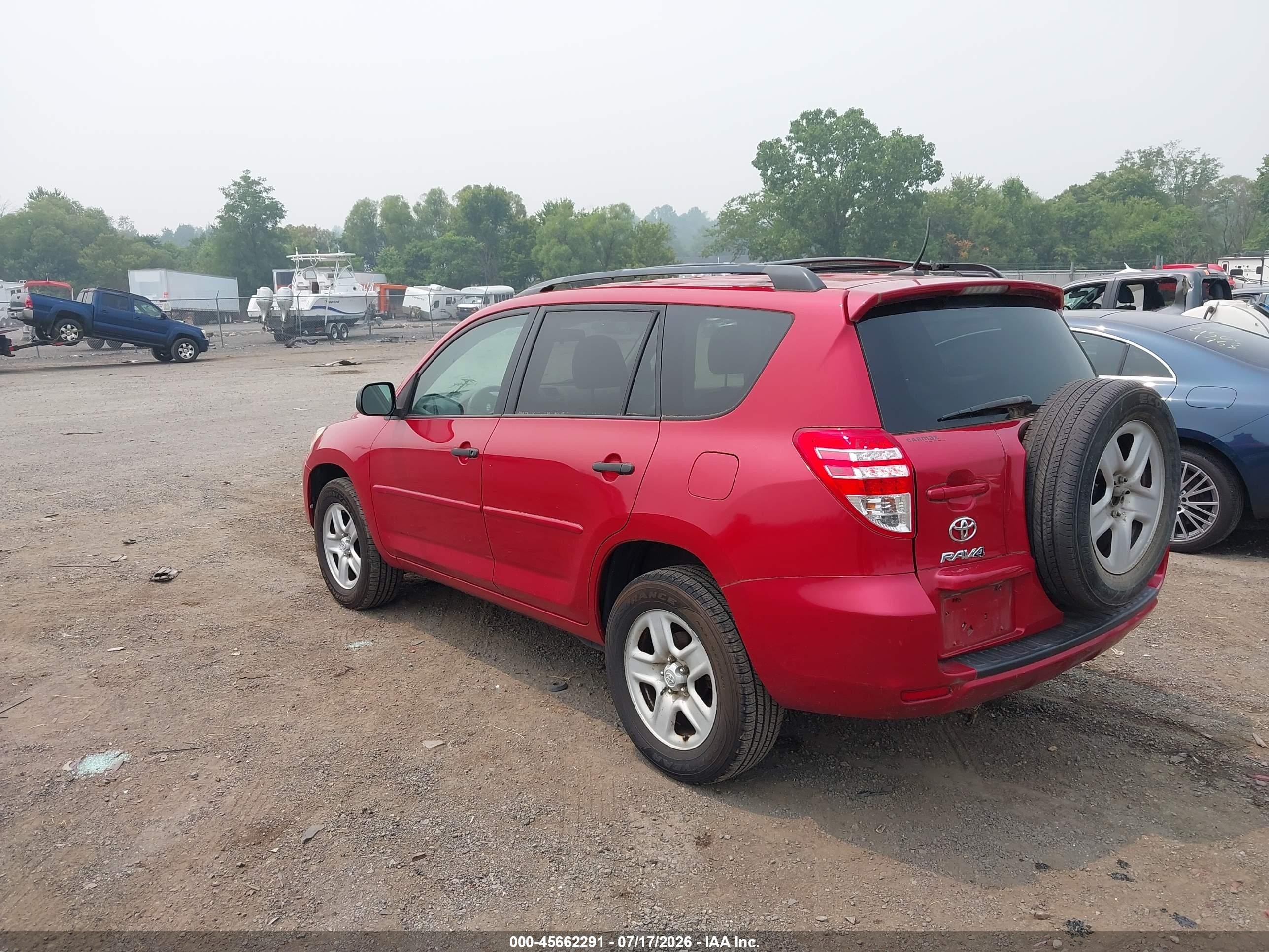 2011 Toyota Rav4   Red vin: 2T3BF4DV2BW112043