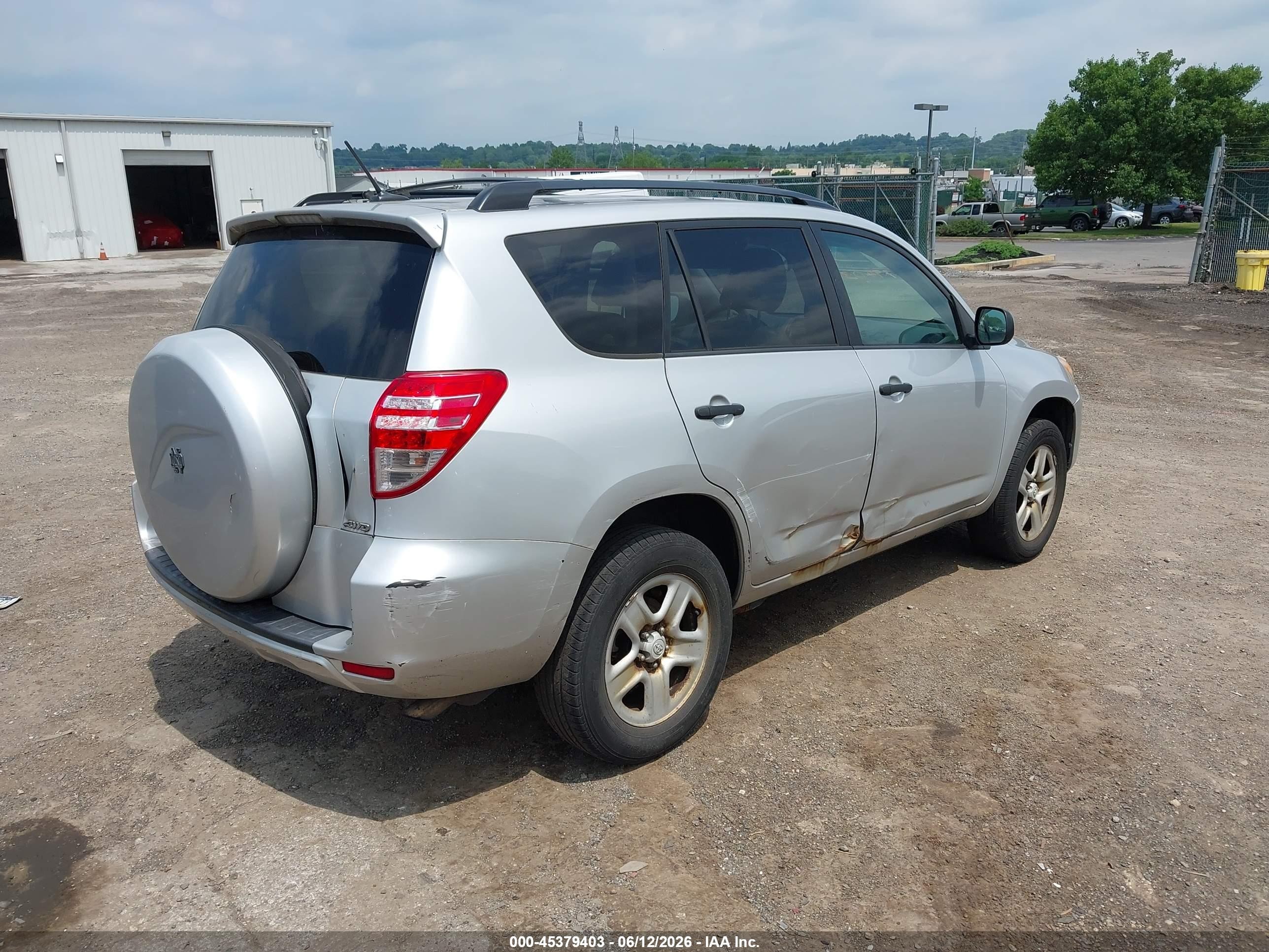 2011 Toyota Rav4   Silver vin: 2T3BF4DV2BW118778
