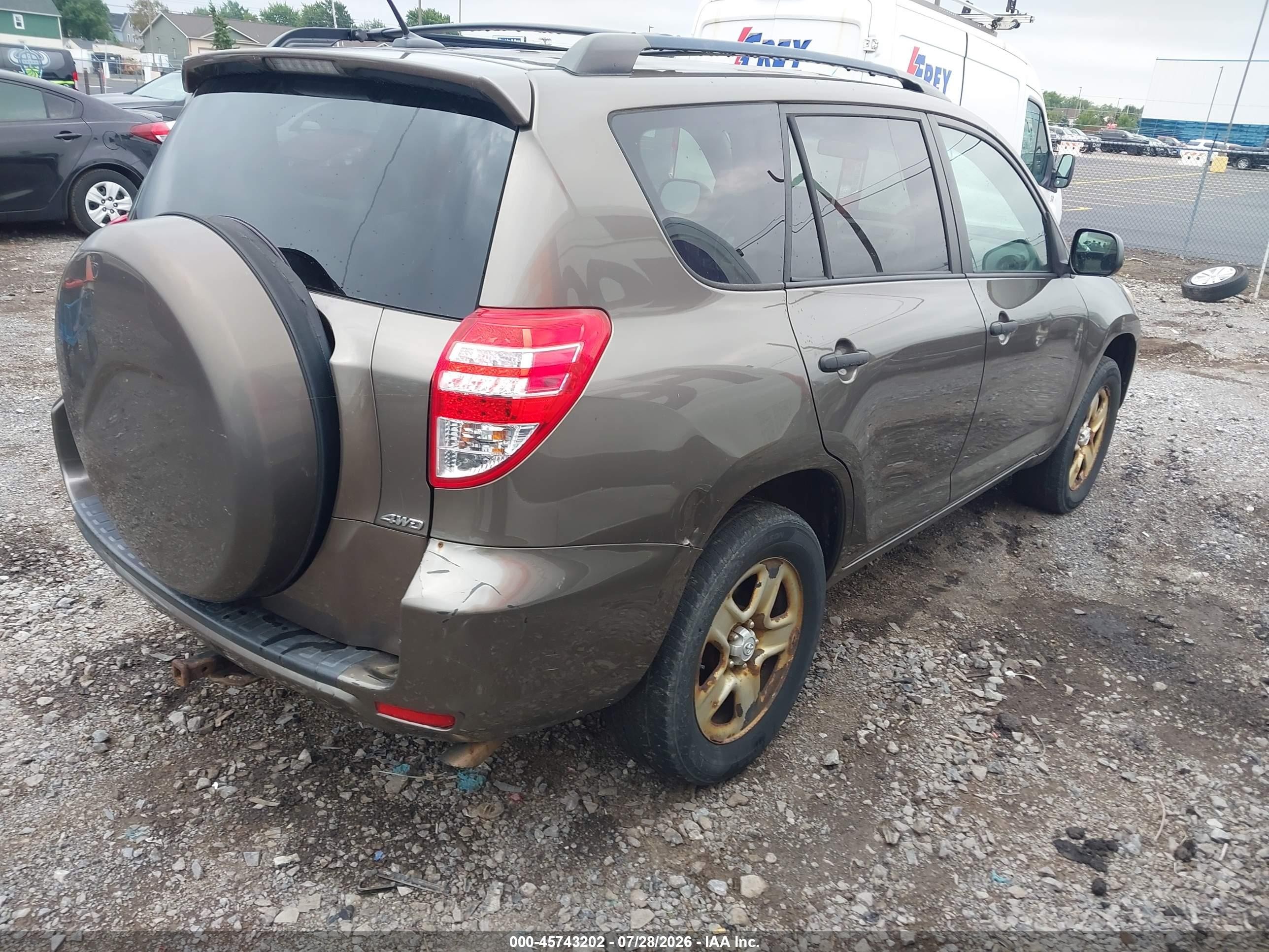 2011 Toyota Rav4   Brown vin: 2T3BF4DV2BW133961