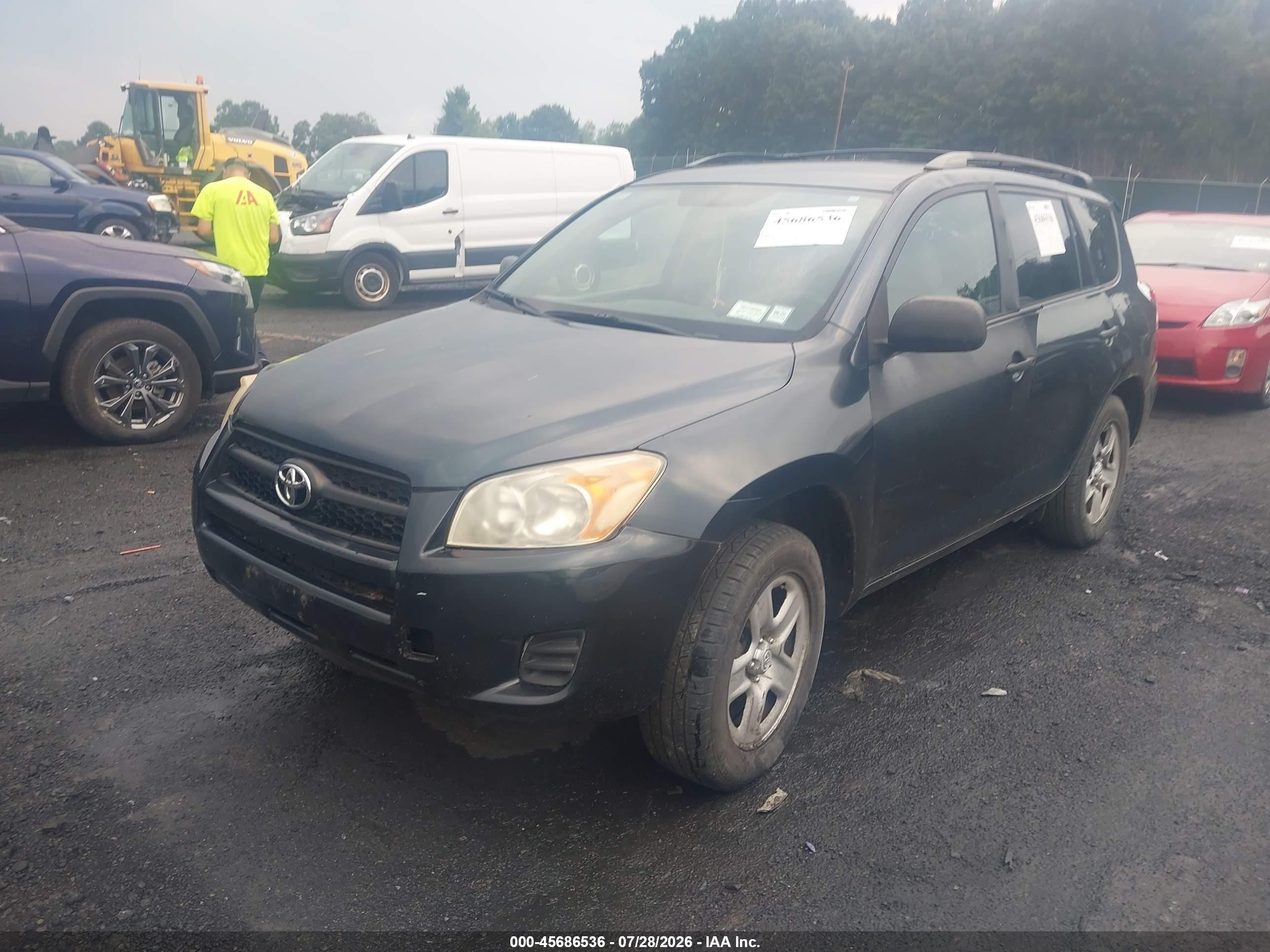 2011 Toyota Rav4   Green vin: 2T3BF4DV2BW141929