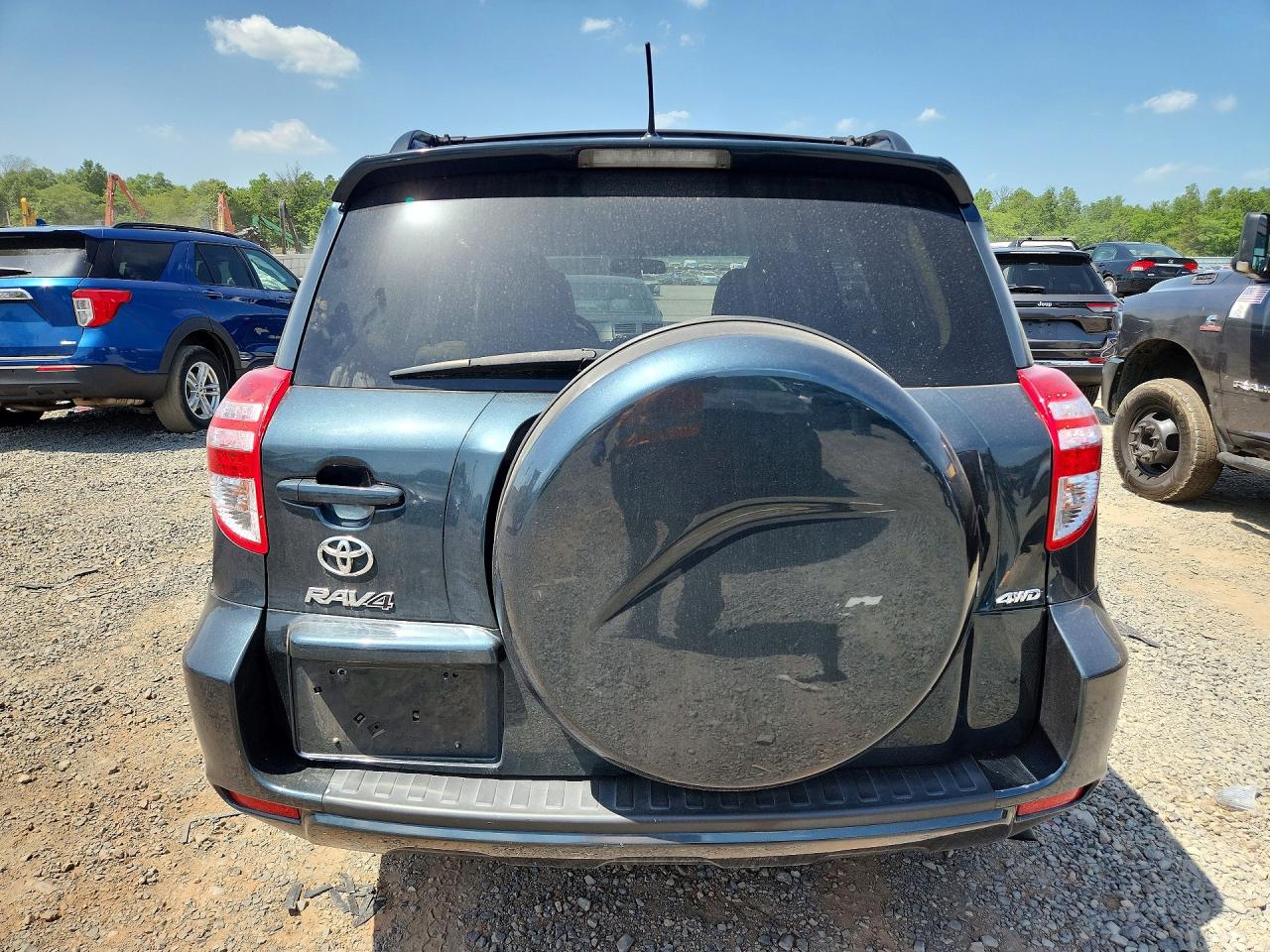2011 Toyota Rav4 Base Teal vin: 2T3BF4DV2BW160819