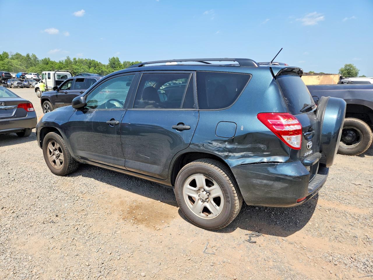 2011 Toyota Rav4 Base Teal vin: 2T3BF4DV2BW160819