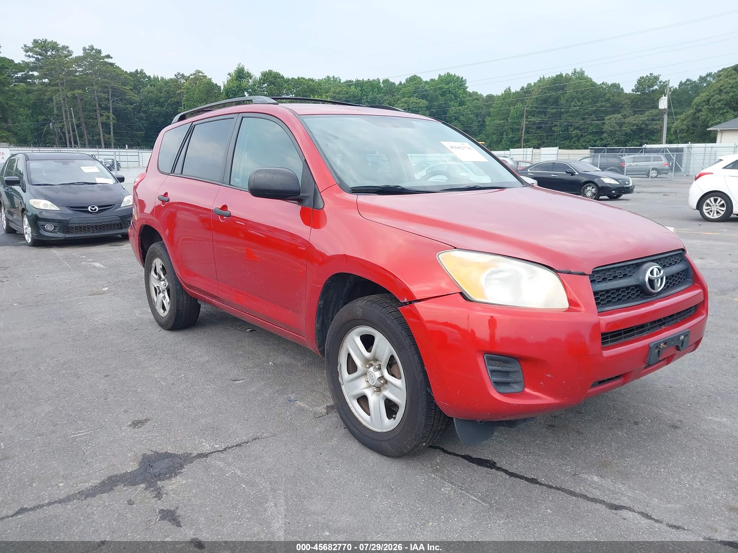 2011 Toyota Rav4   Красный vin: 2T3BF4DV2BW170041