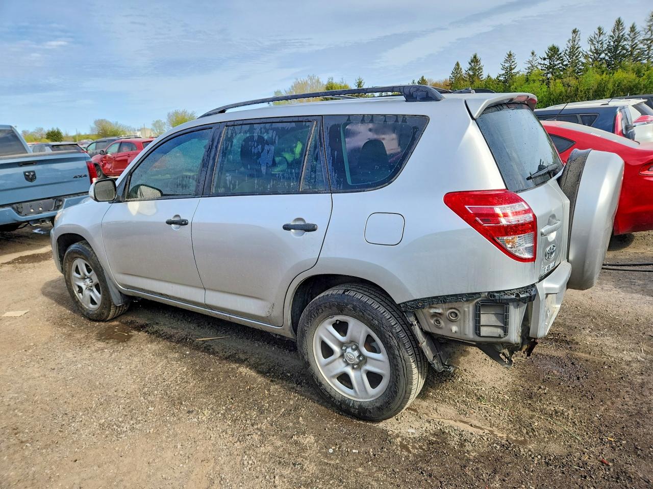 2011 Toyota Rav4 Base Silver vin: 2T3BF4DV2BW173599