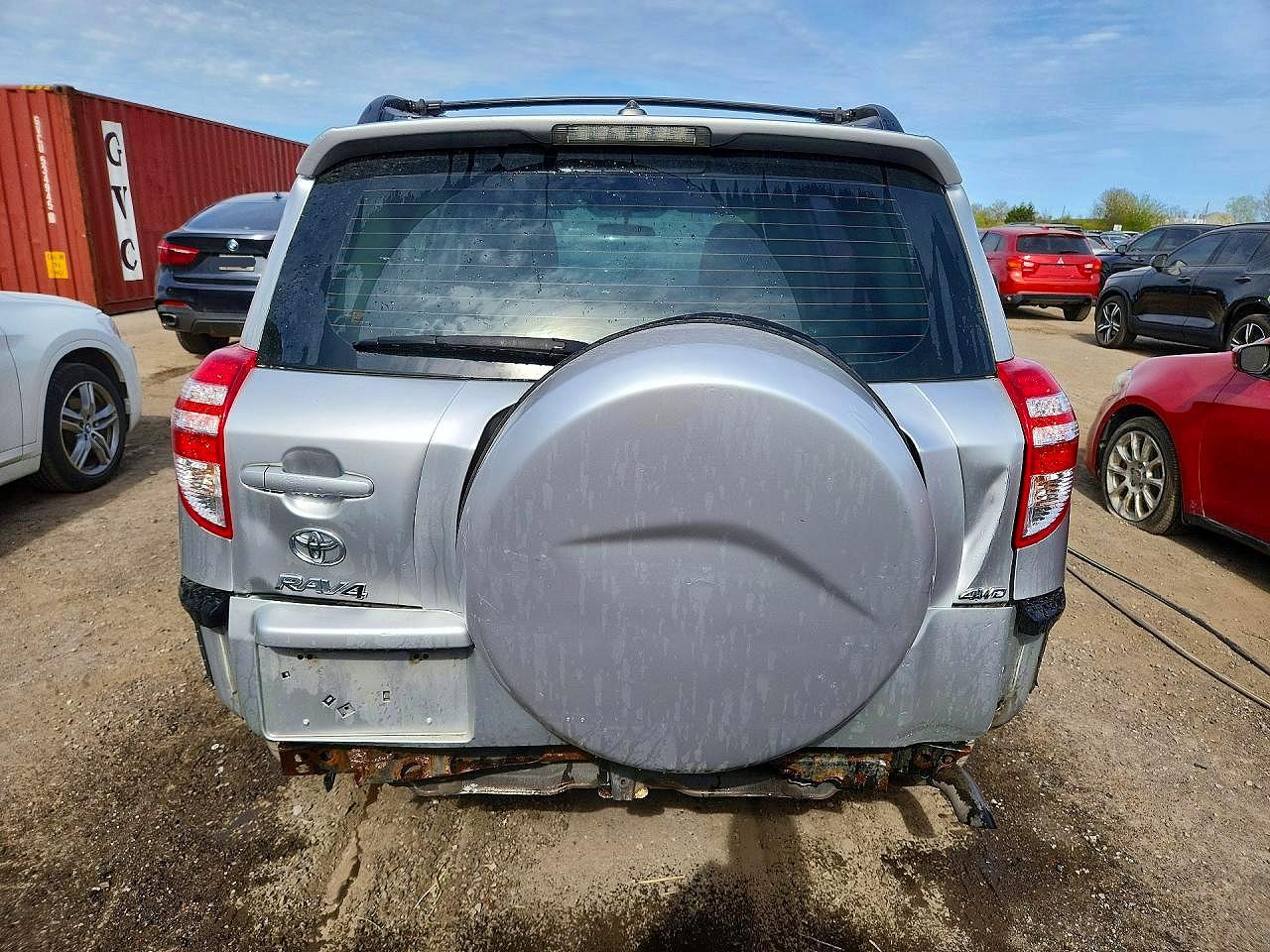 2011 Toyota Rav4 Base Silver vin: 2T3BF4DV2BW173599