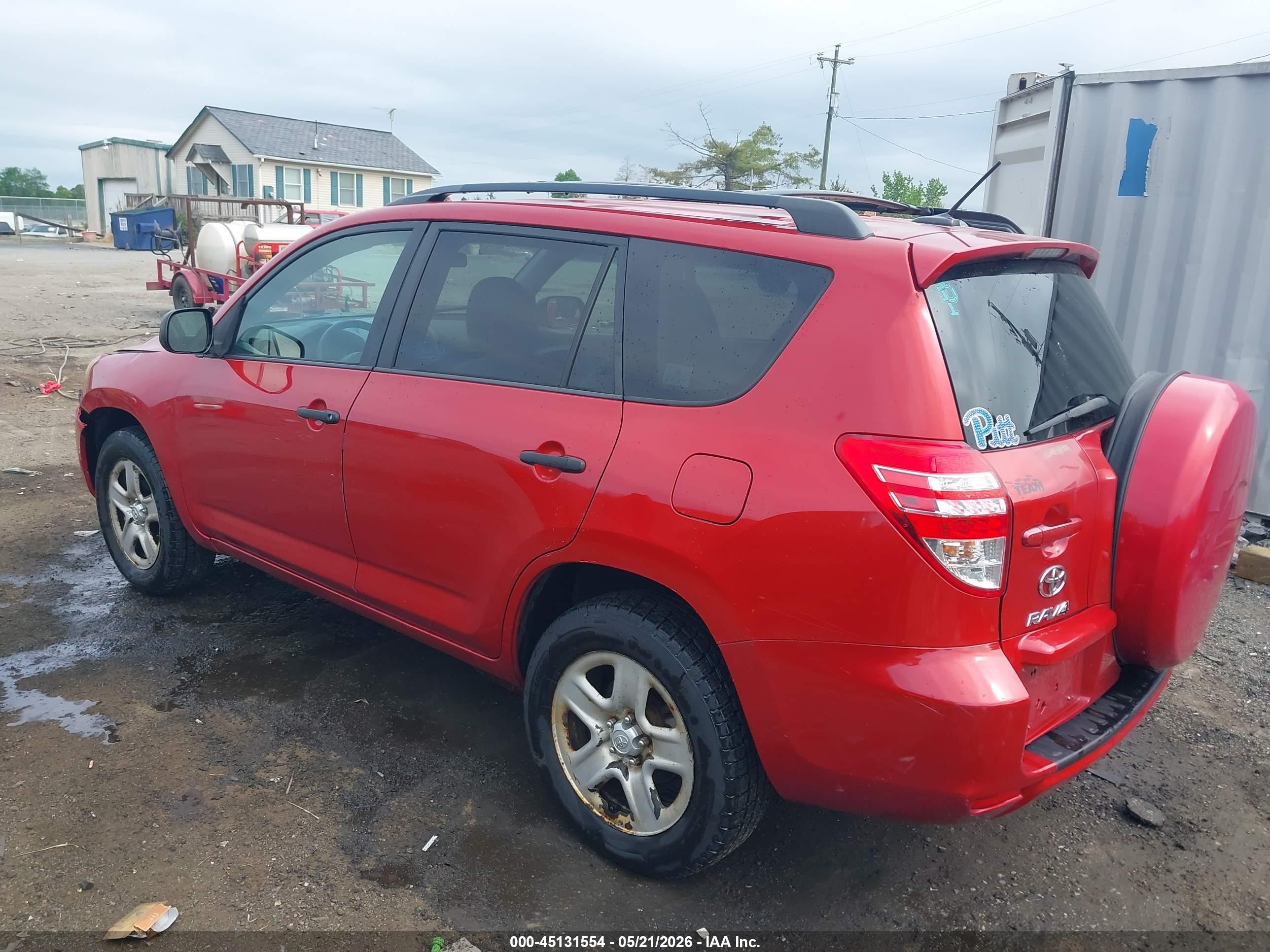 2012 Toyota Rav4   Red vin: 2T3BF4DV2CW195880