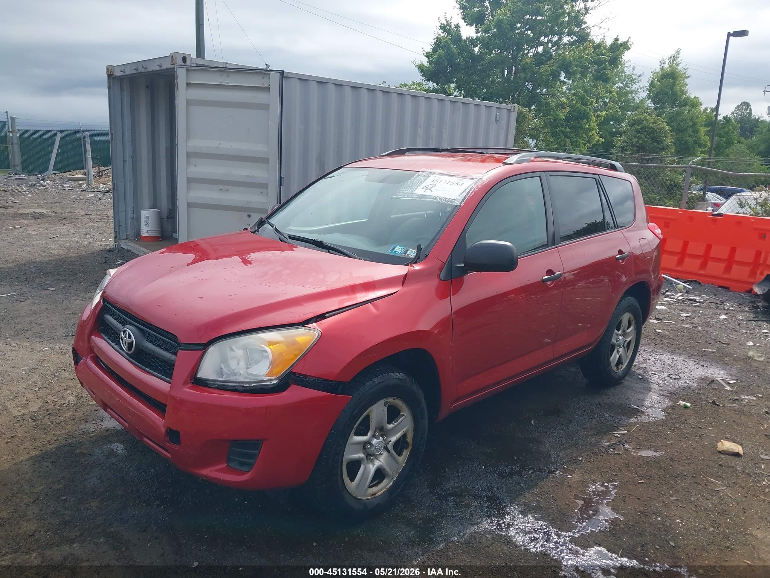 2012 Toyota Rav4   Red vin: 2T3BF4DV2CW195880