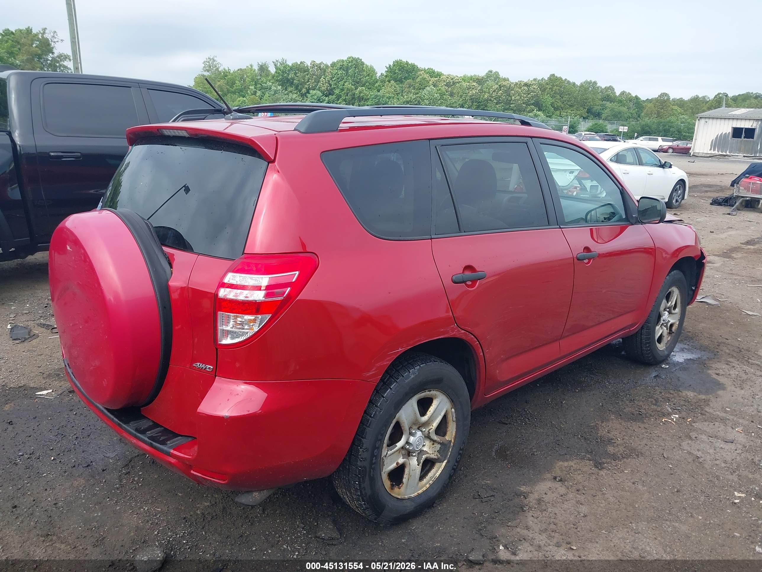 2012 Toyota Rav4   Red vin: 2T3BF4DV2CW195880