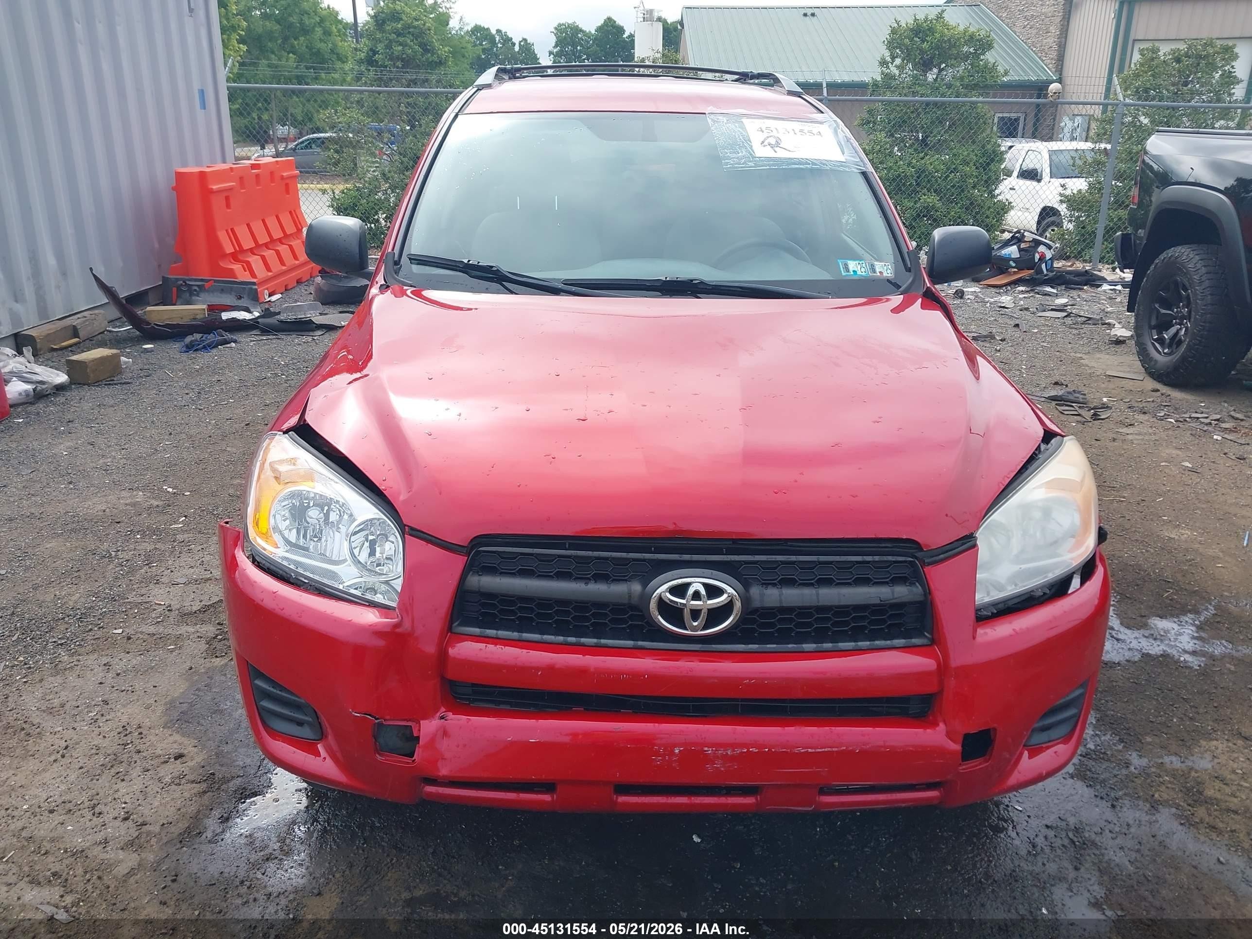 2012 Toyota Rav4   Red vin: 2T3BF4DV2CW195880
