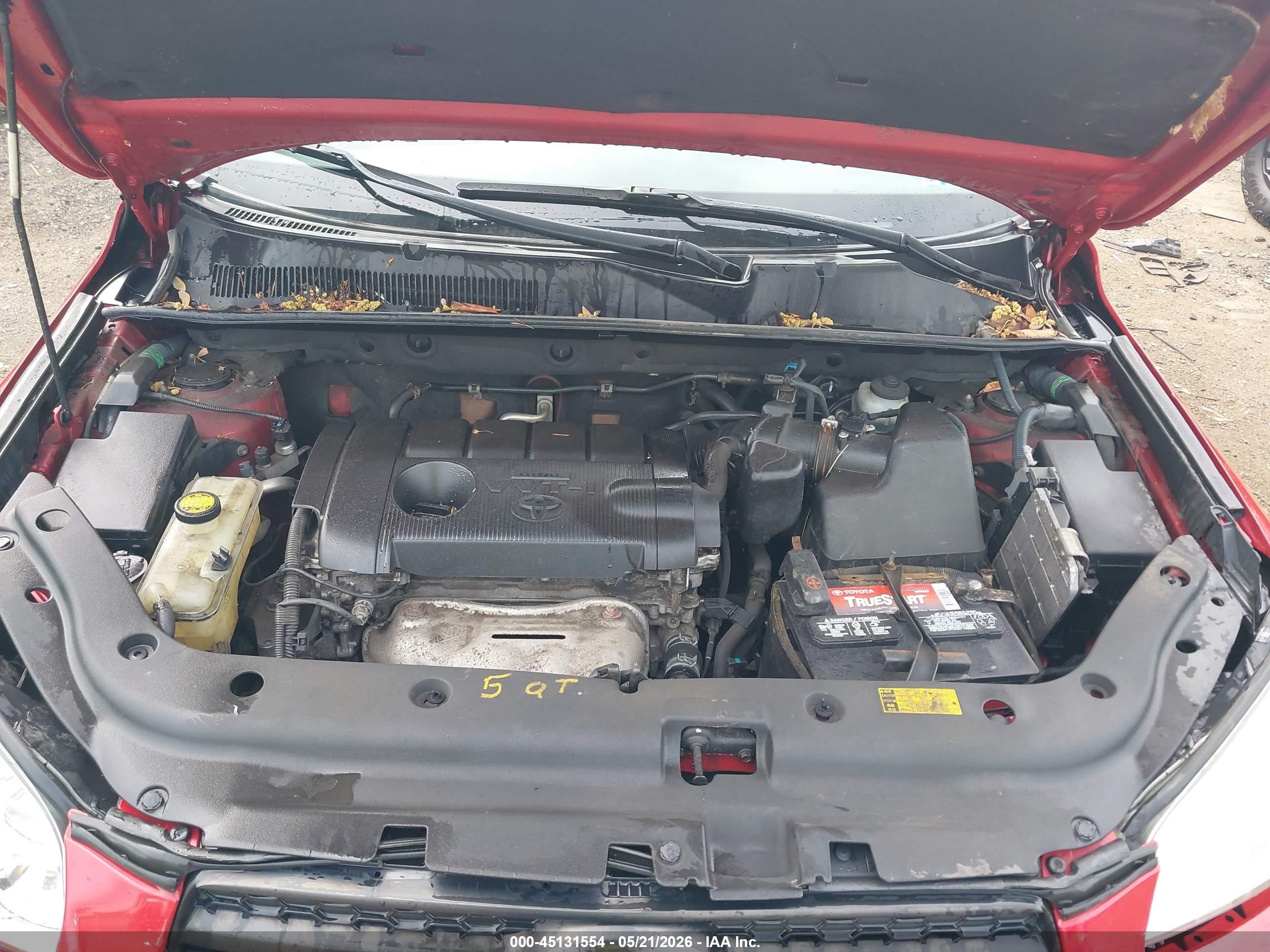 2012 Toyota Rav4   Red vin: 2T3BF4DV2CW195880