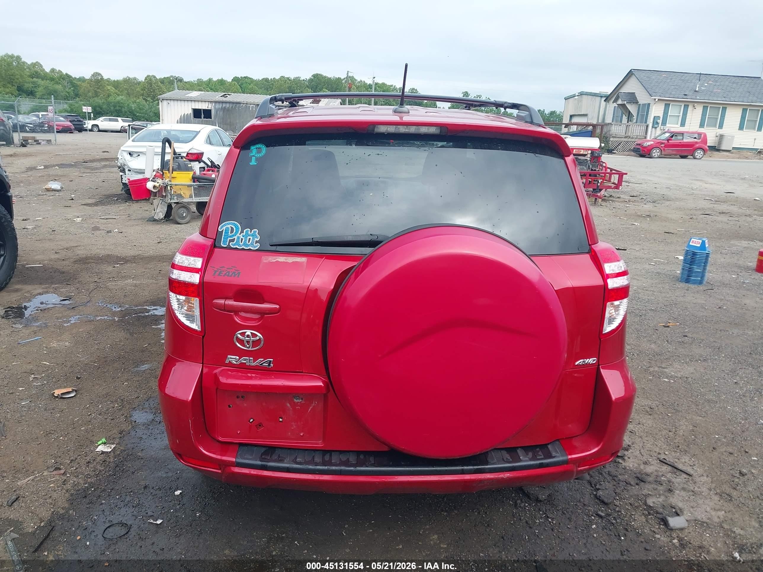 2012 Toyota Rav4   Red vin: 2T3BF4DV2CW195880