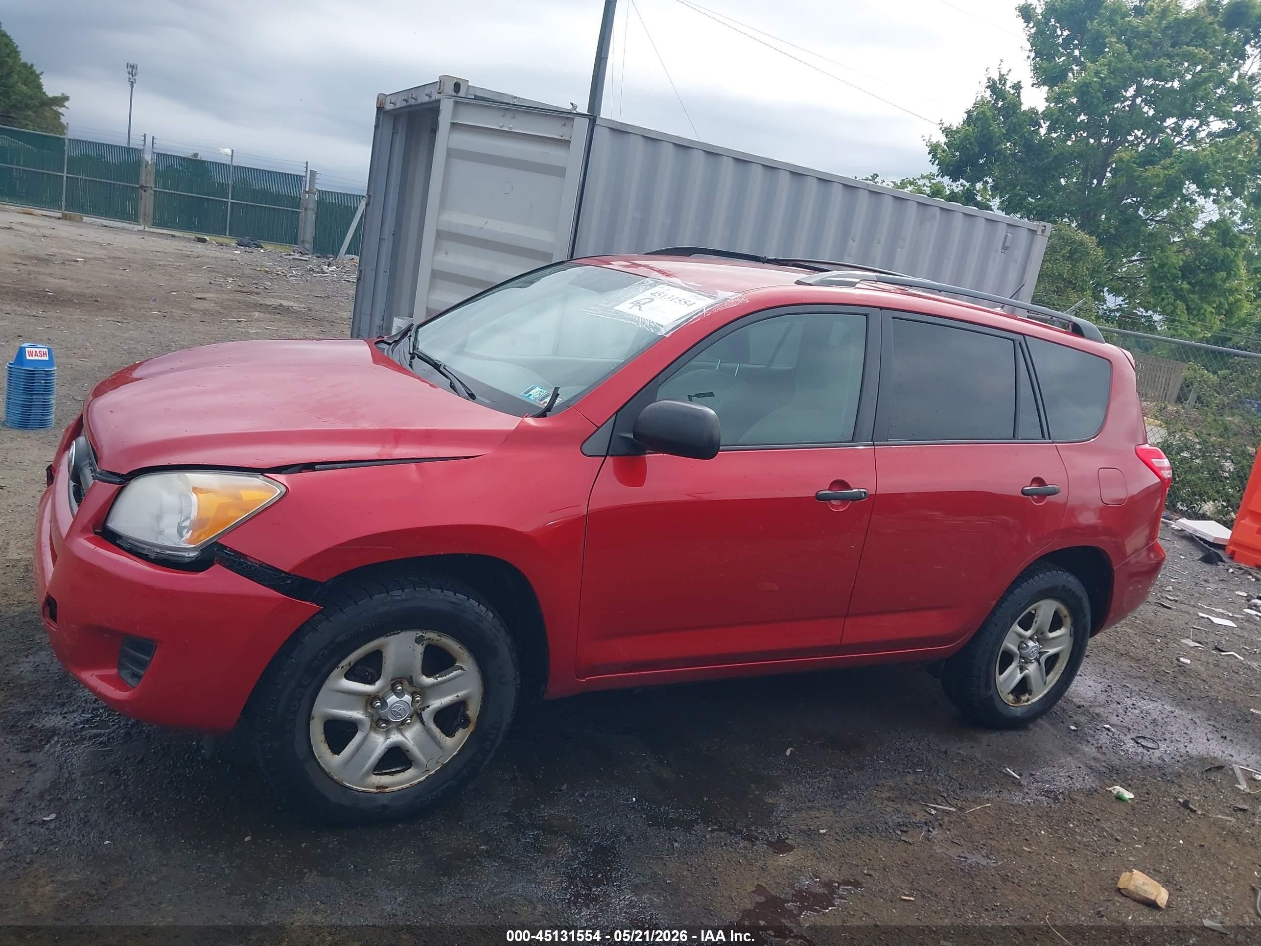 2012 Toyota Rav4   Red vin: 2T3BF4DV2CW195880