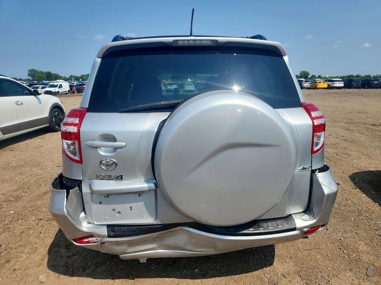 2012 Toyota Rav4 Base Silver vin: 2T3BF4DV2CW197483