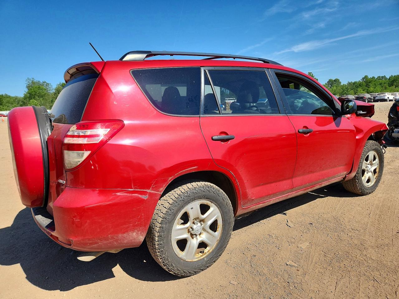 2012 Toyota Rav4 Base Red vin: 2T3BF4DV2CW215254