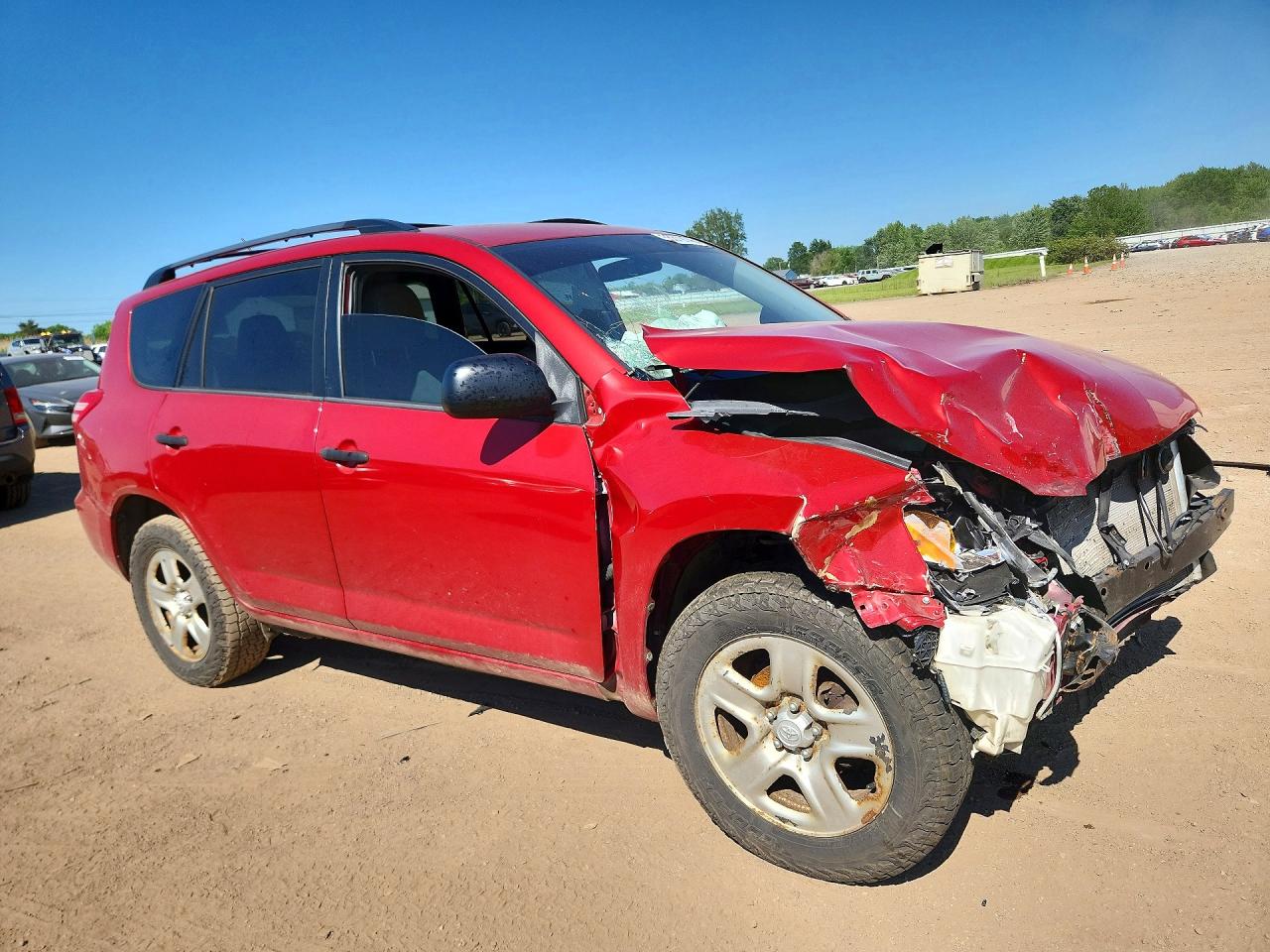 2012 Toyota Rav4 Base Red vin: 2T3BF4DV2CW215254
