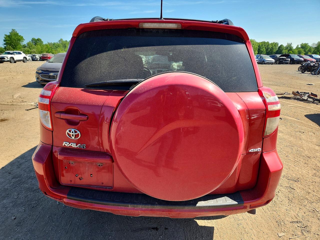 2012 Toyota Rav4 Base Red vin: 2T3BF4DV2CW215254