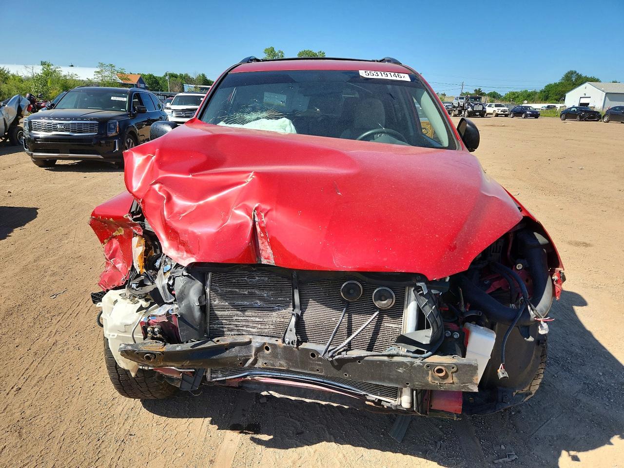 2012 Toyota Rav4 Base Red vin: 2T3BF4DV2CW215254