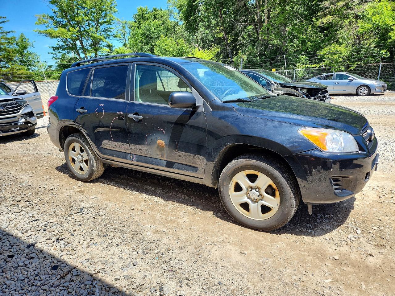 2012 Toyota Rav4 Base Black vin: 2T3BF4DV2CW219661