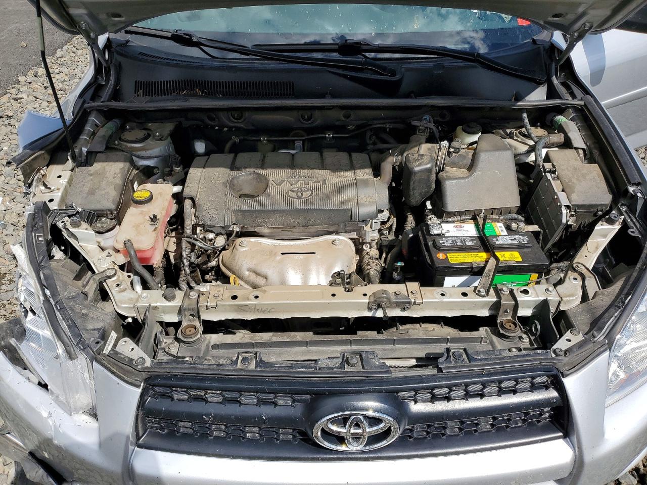 2012 Toyota Rav4 Base Silver vin: 2T3BF4DV2CW237481