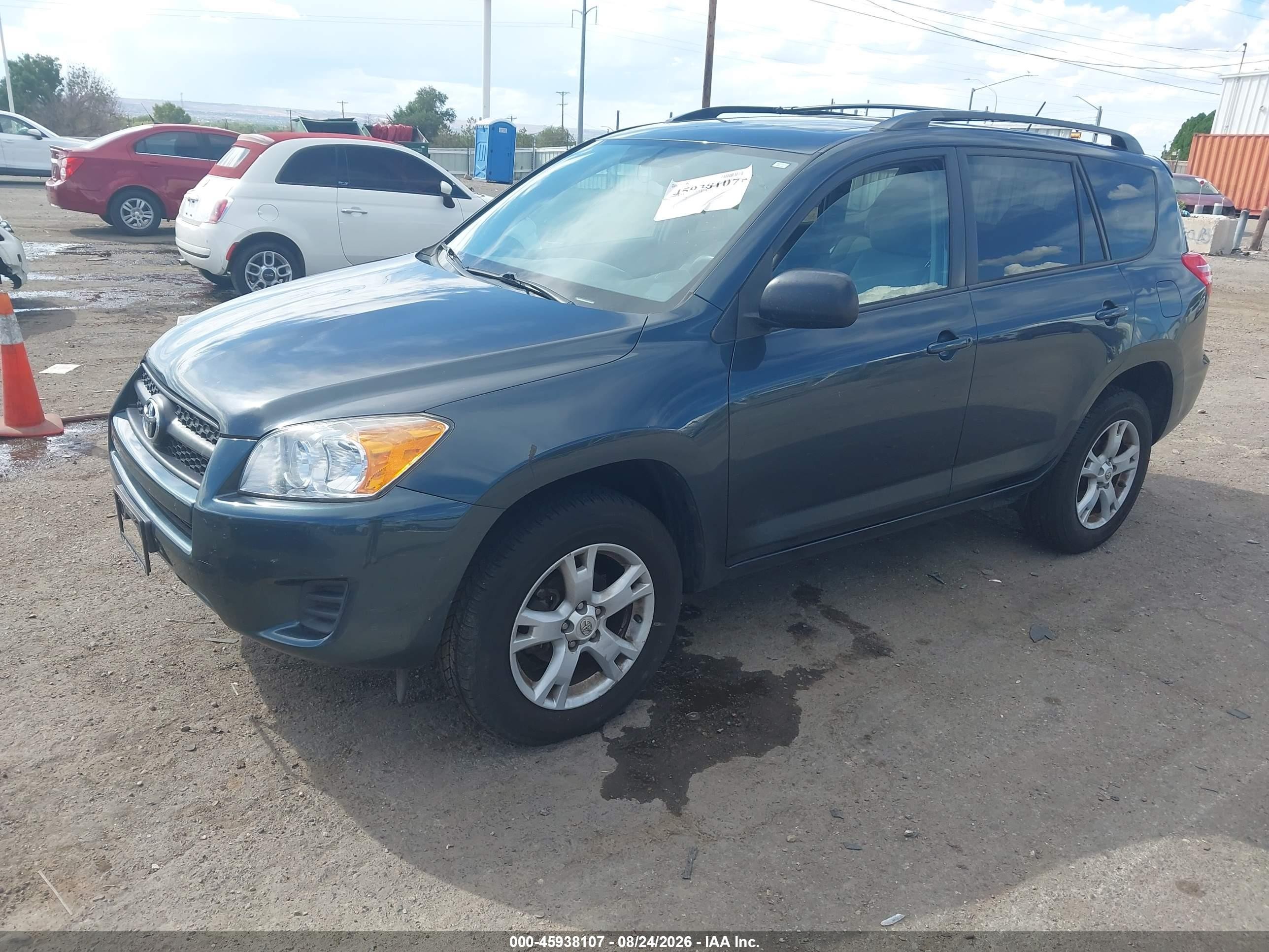 2012 Toyota Rav4   Blue vin: 2T3BF4DV2CW247444