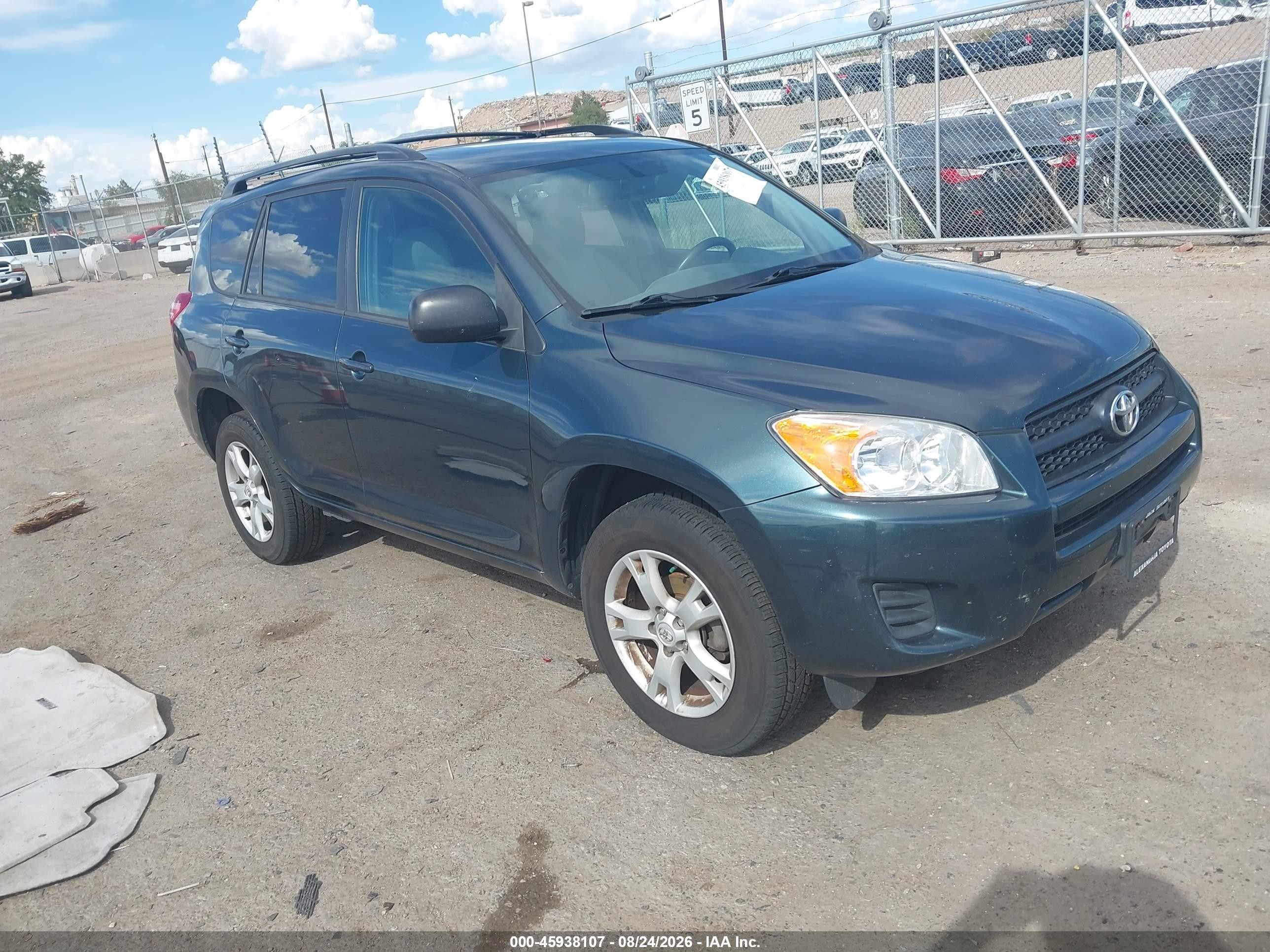 2012 Toyota Rav4   Blue vin: 2T3BF4DV2CW247444