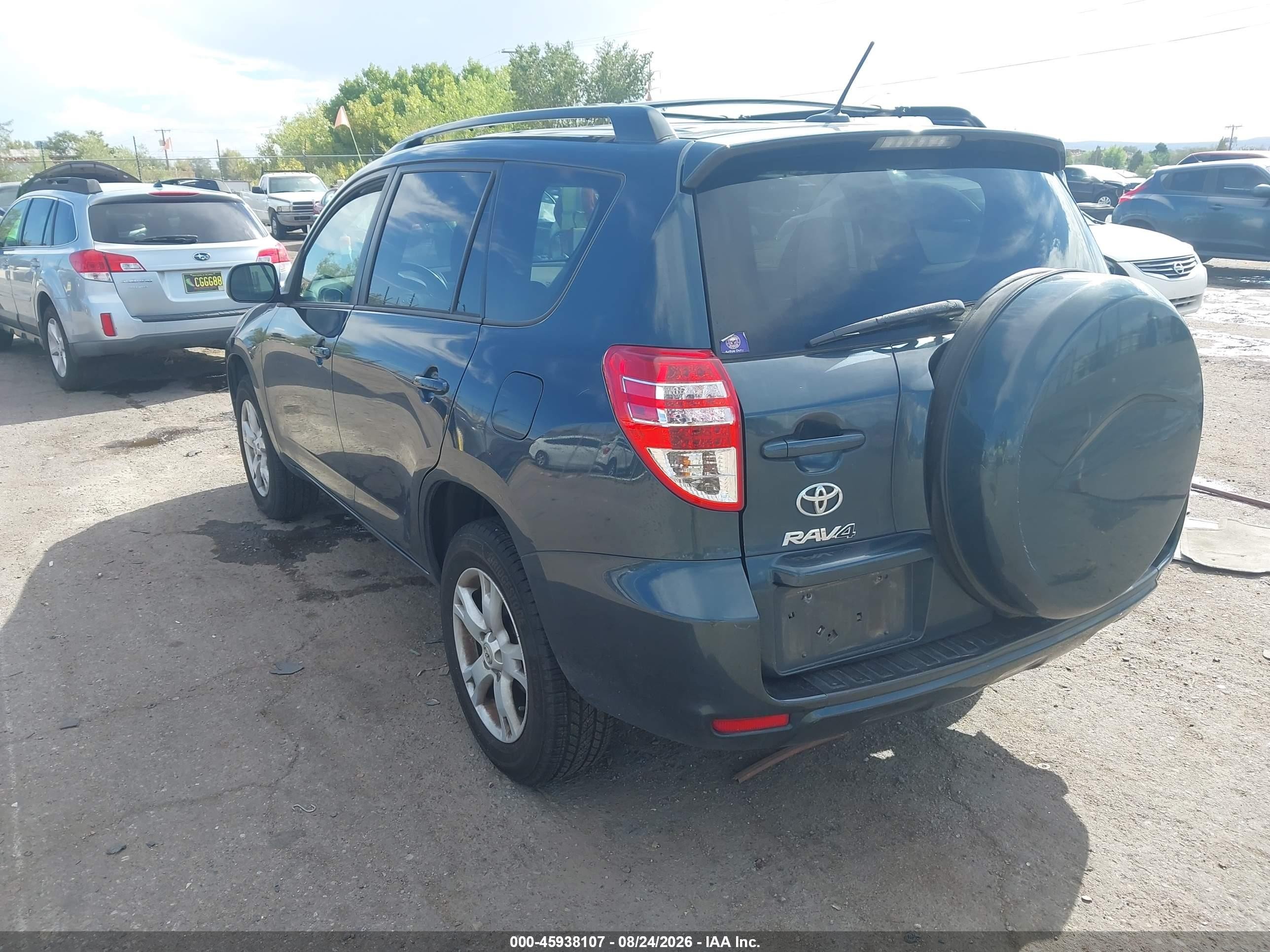 2012 Toyota Rav4   Blue vin: 2T3BF4DV2CW247444