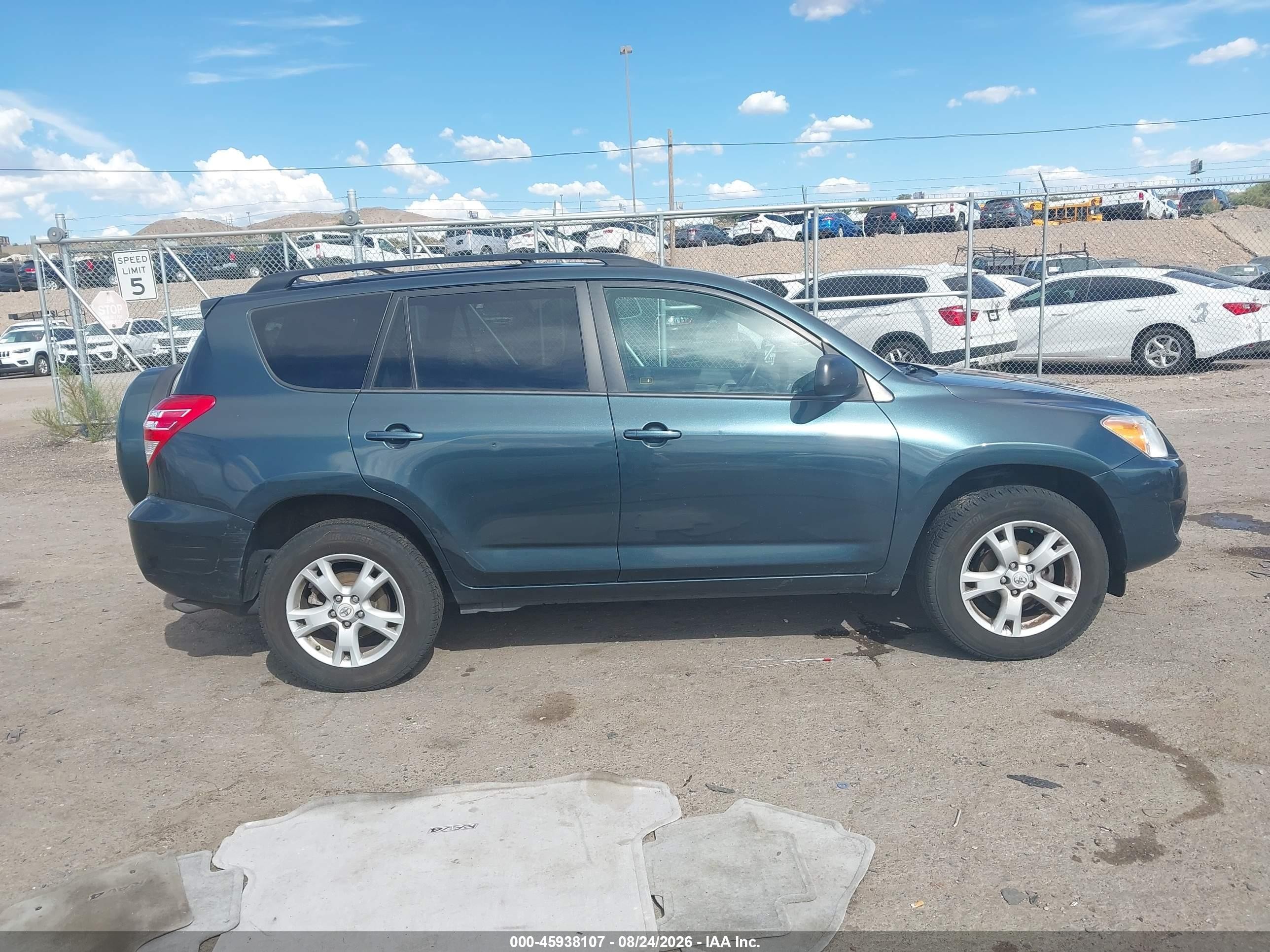 2012 Toyota Rav4   Blue vin: 2T3BF4DV2CW247444