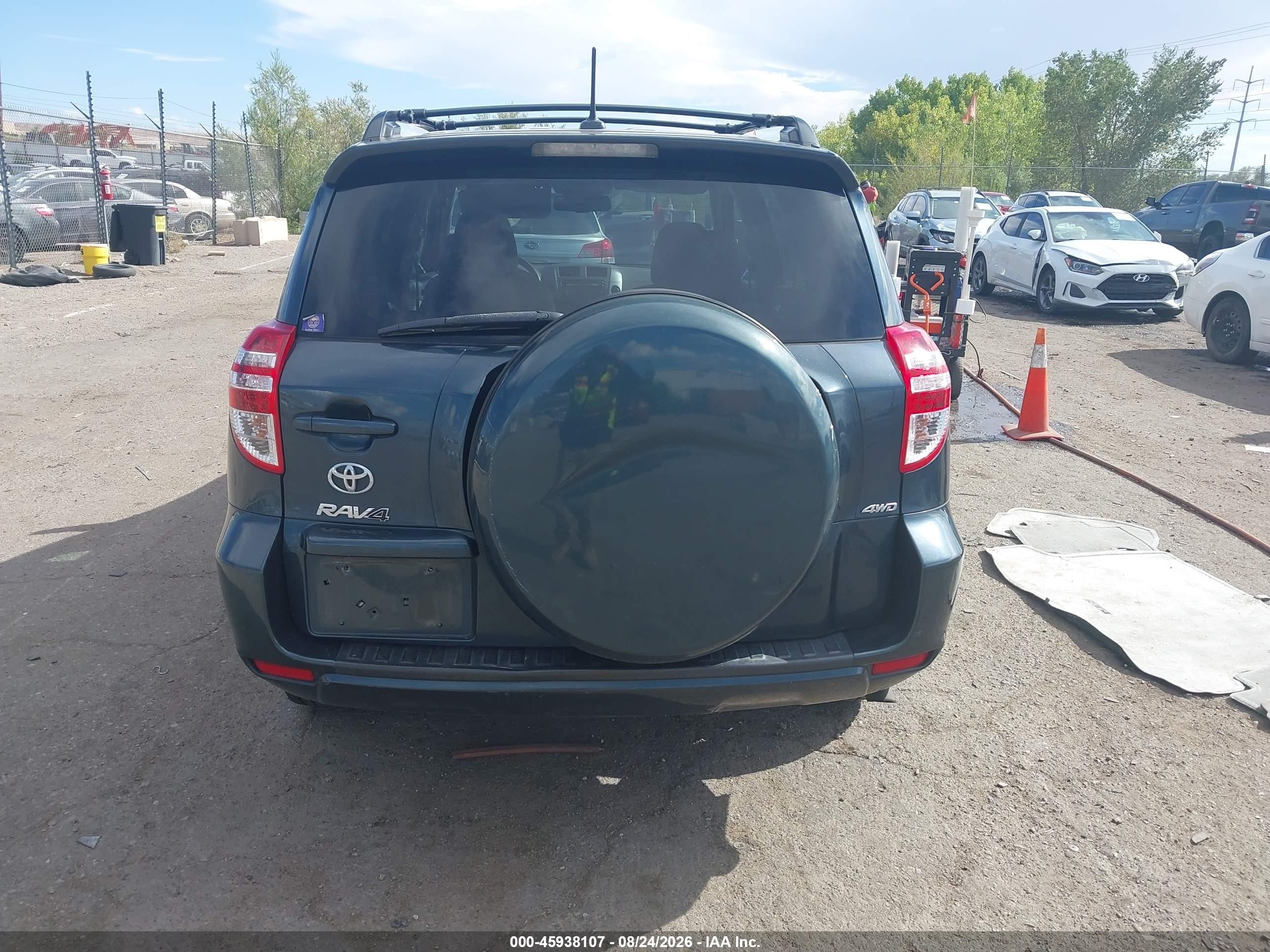 2012 Toyota Rav4   Blue vin: 2T3BF4DV2CW247444