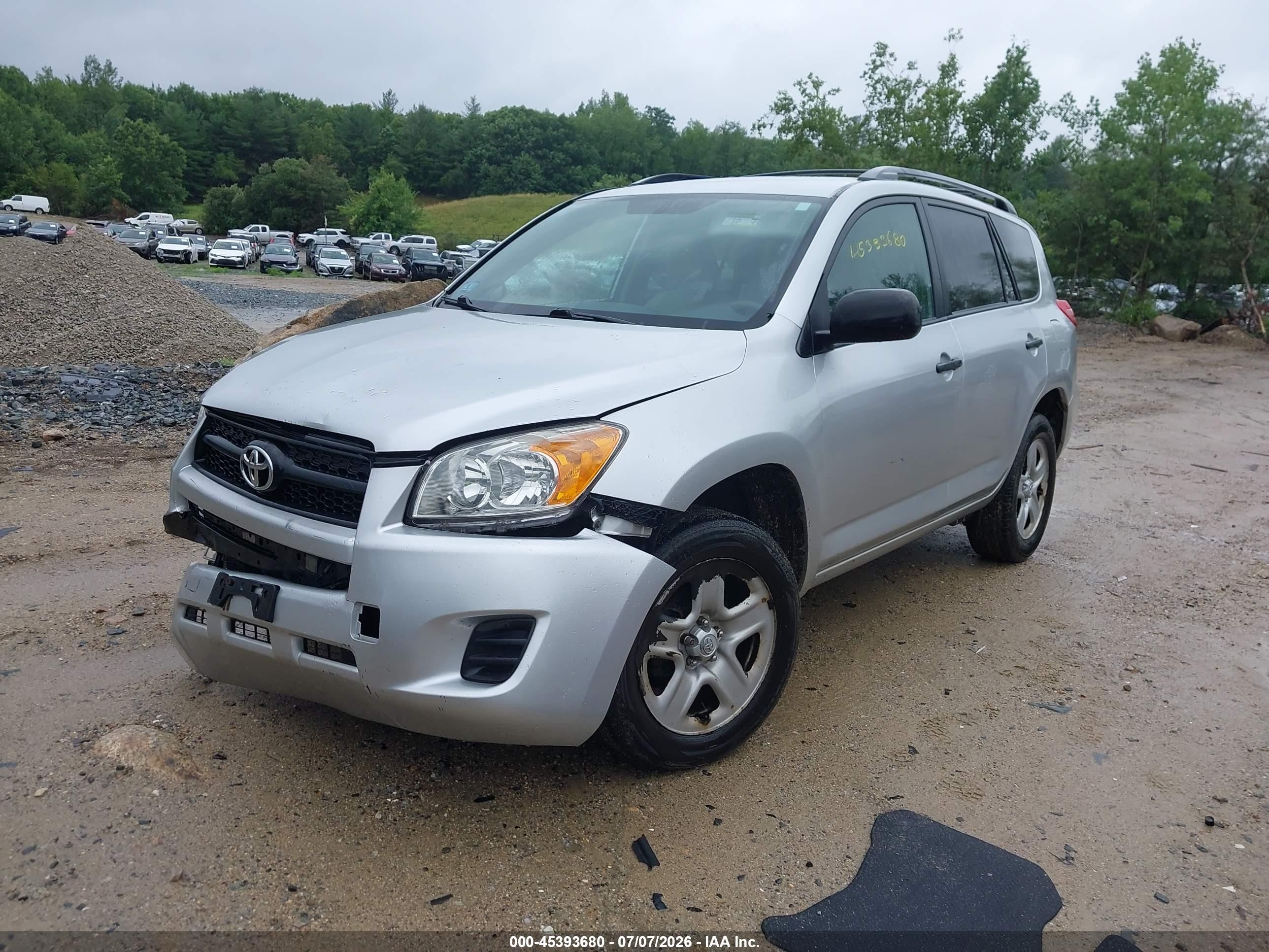2012 Toyota Rav4   Silver vin: 2T3BF4DV2CW248237