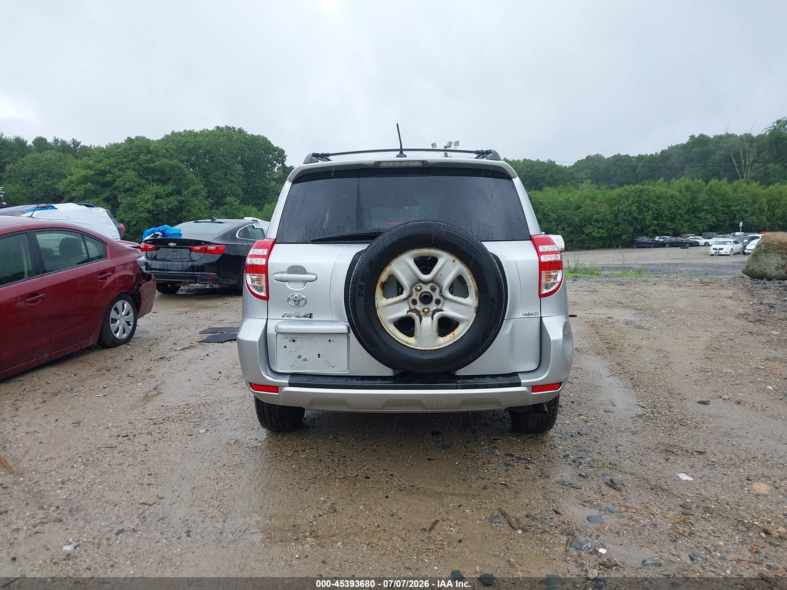2012 Toyota Rav4   Silver vin: 2T3BF4DV2CW248237