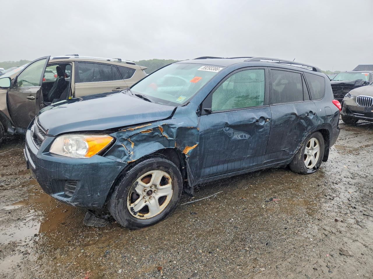 2012 Toyota Rav4 Base Teal vin: 2T3BF4DV2CW250313