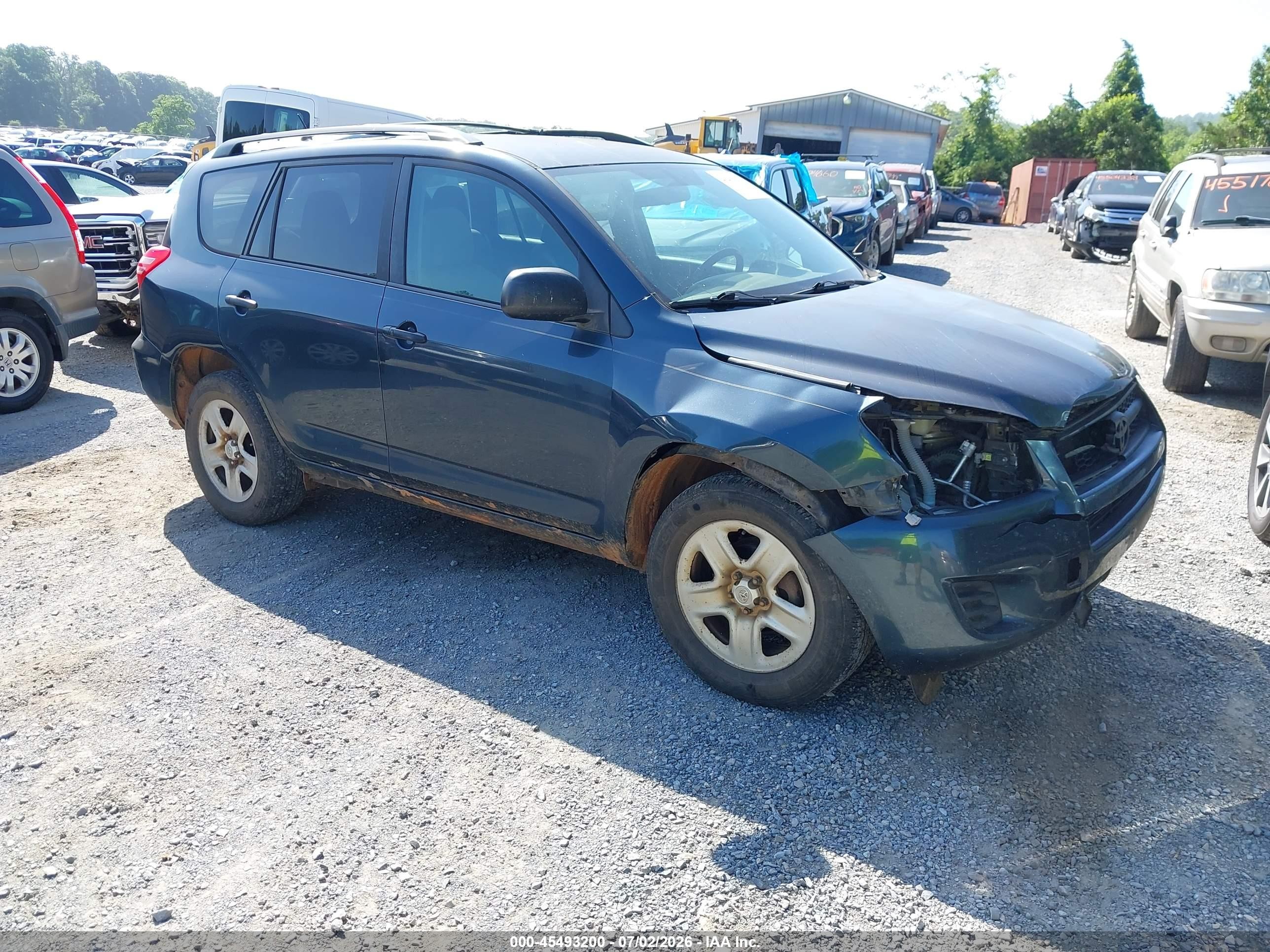 2012 Toyota Rav4   Синий vin: 2T3BF4DV2CW256368