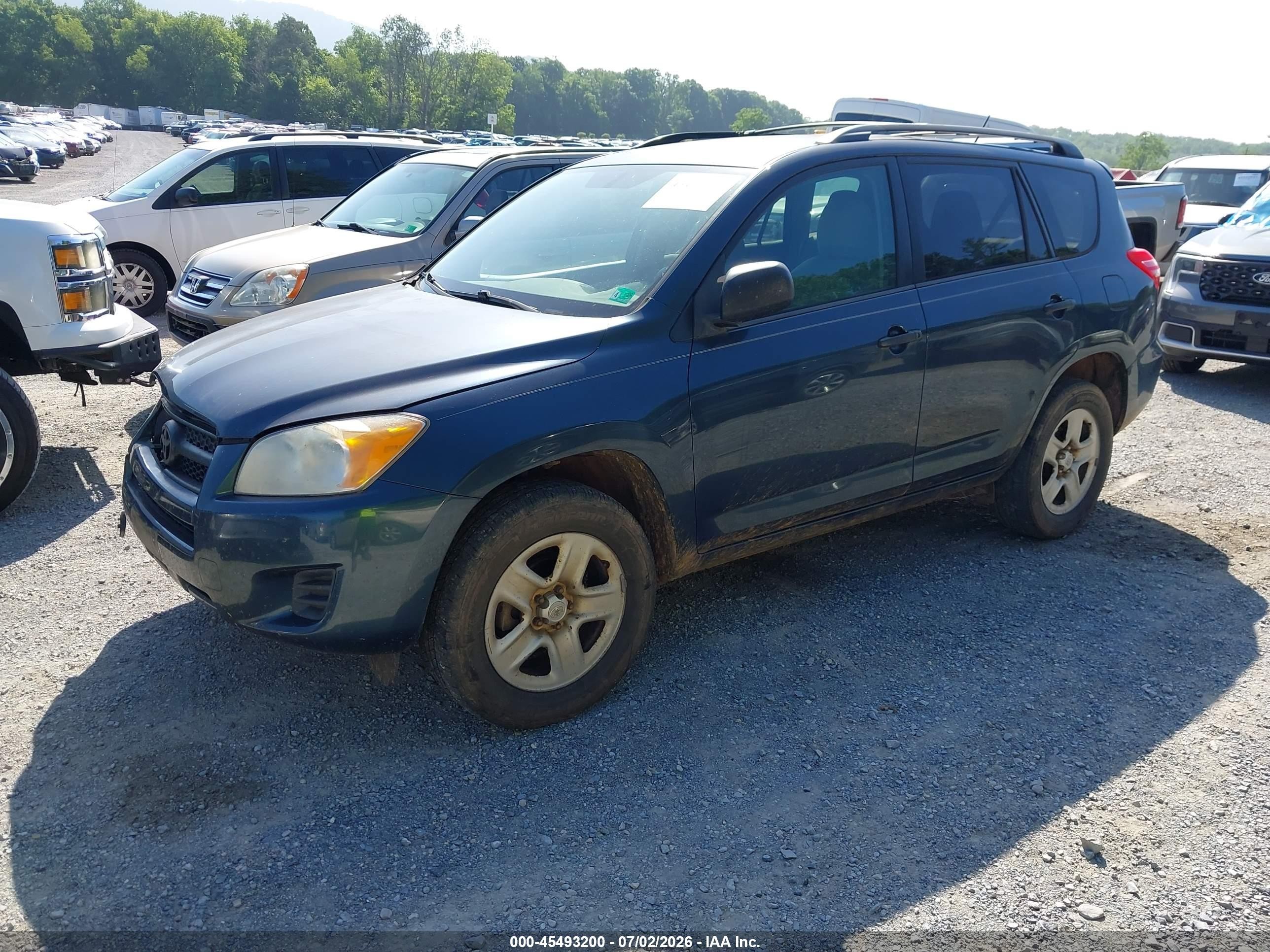 2012 Toyota Rav4   Blue vin: 2T3BF4DV2CW256368