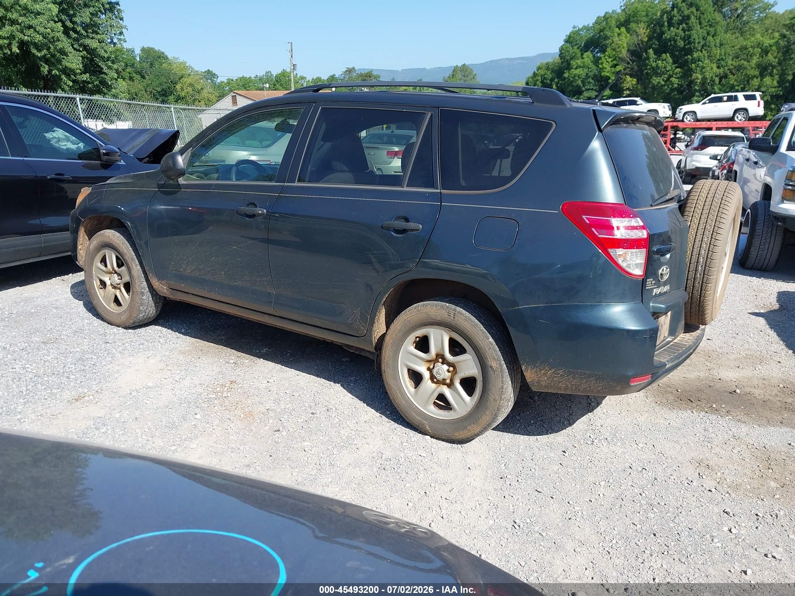 2012 Toyota Rav4   Blue vin: 2T3BF4DV2CW256368