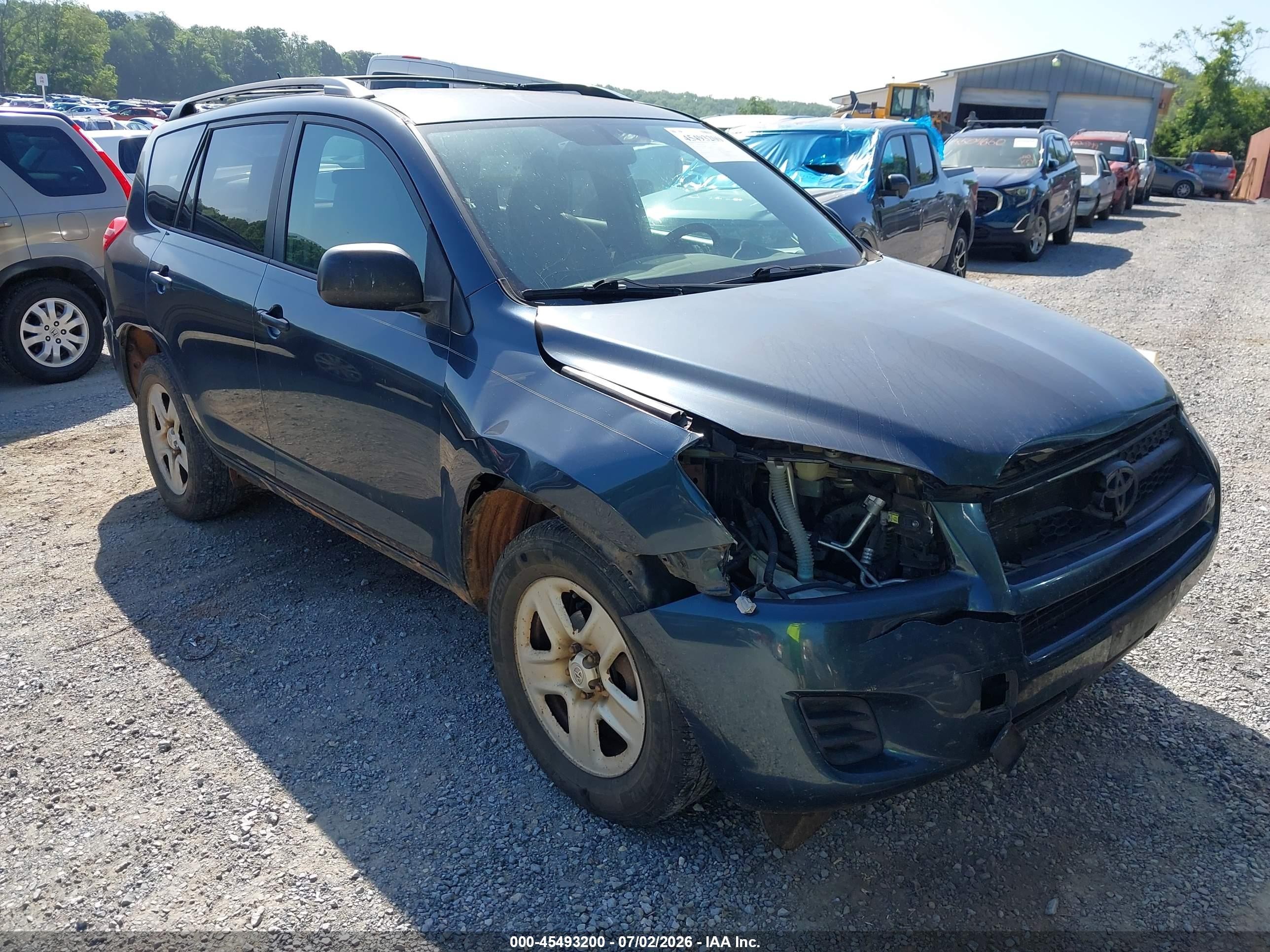 2012 Toyota Rav4   Blue vin: 2T3BF4DV2CW256368