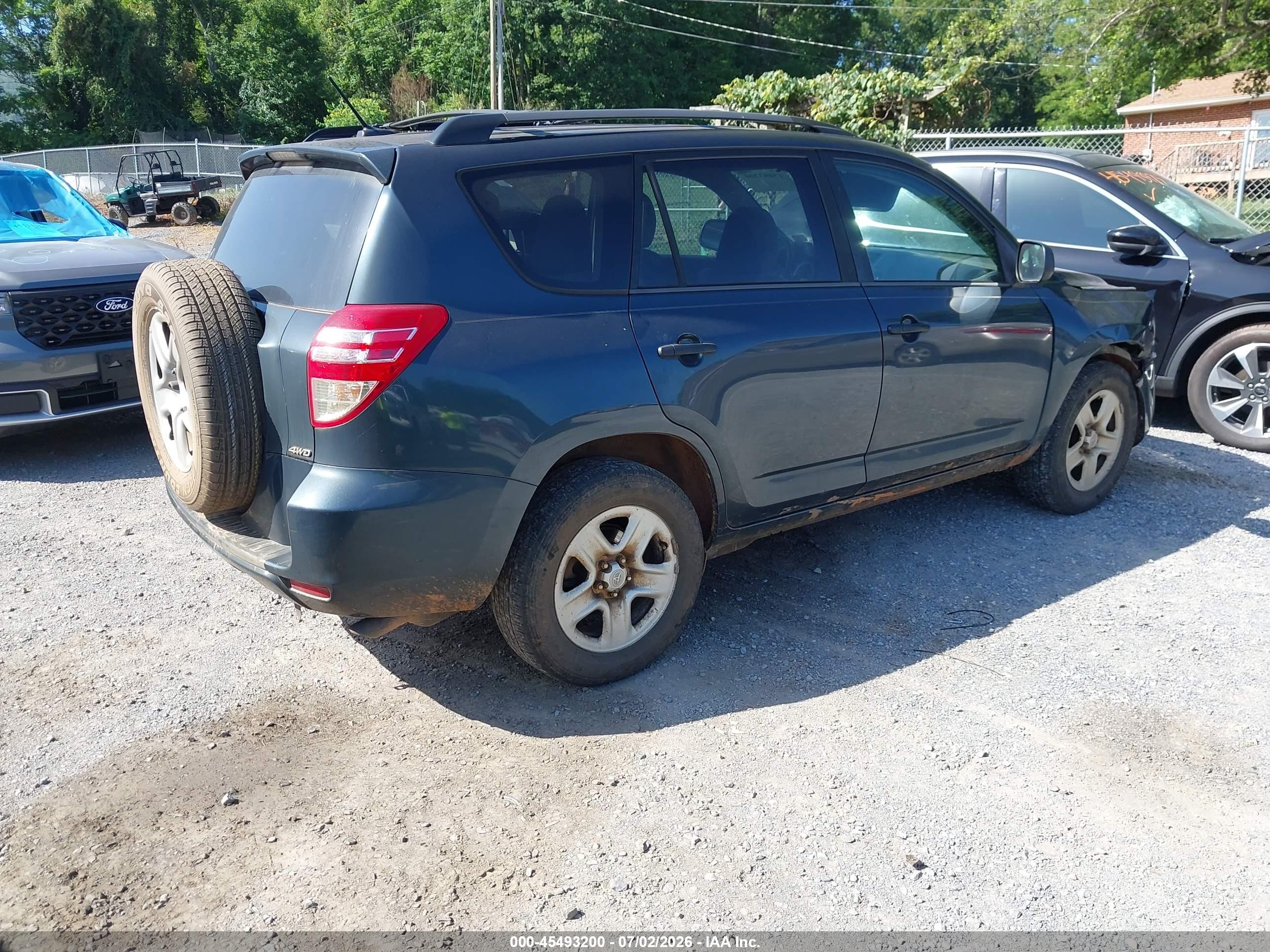 2012 Toyota Rav4   Blue vin: 2T3BF4DV2CW256368