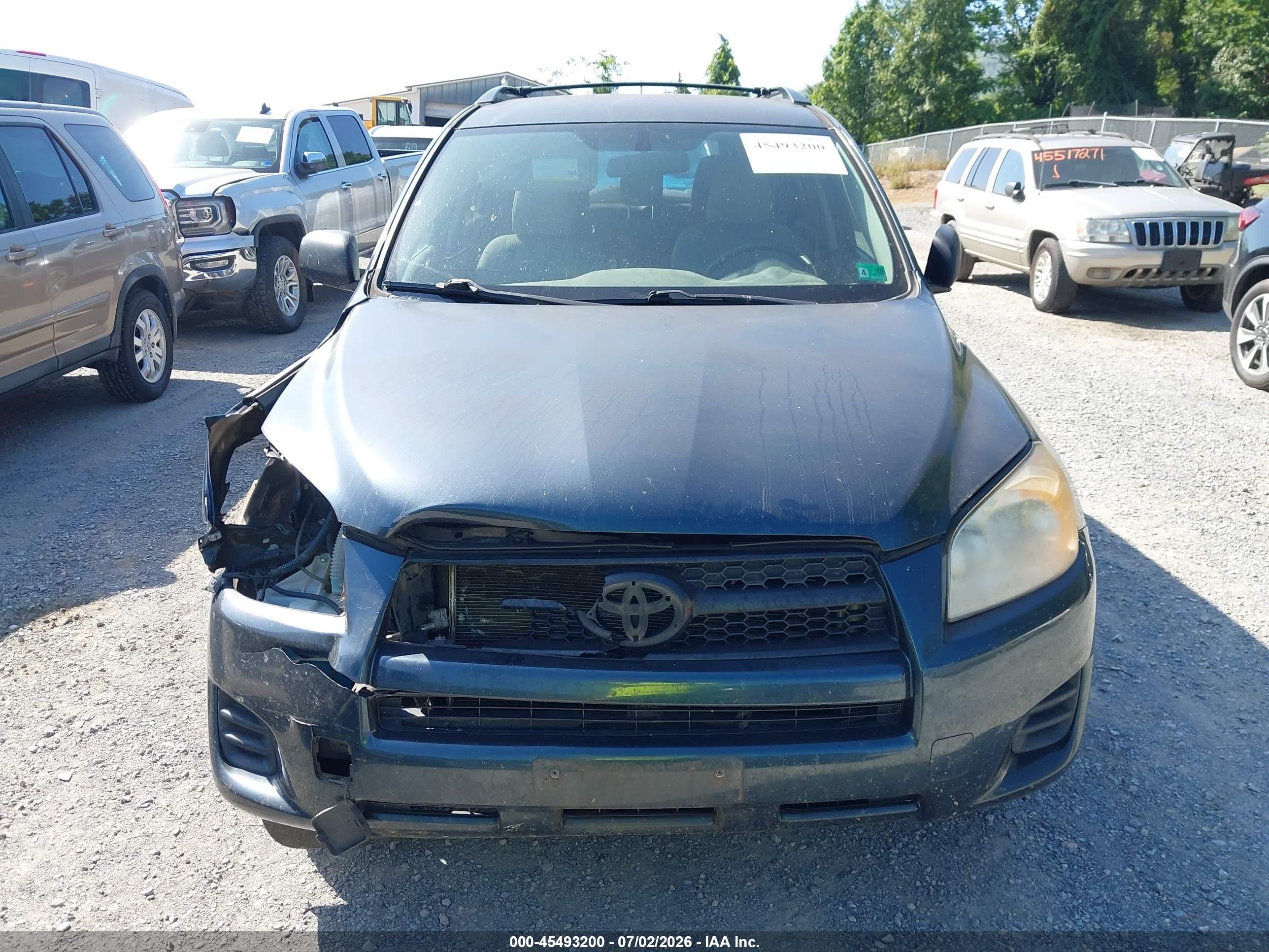 2012 Toyota Rav4   Blue vin: 2T3BF4DV2CW256368